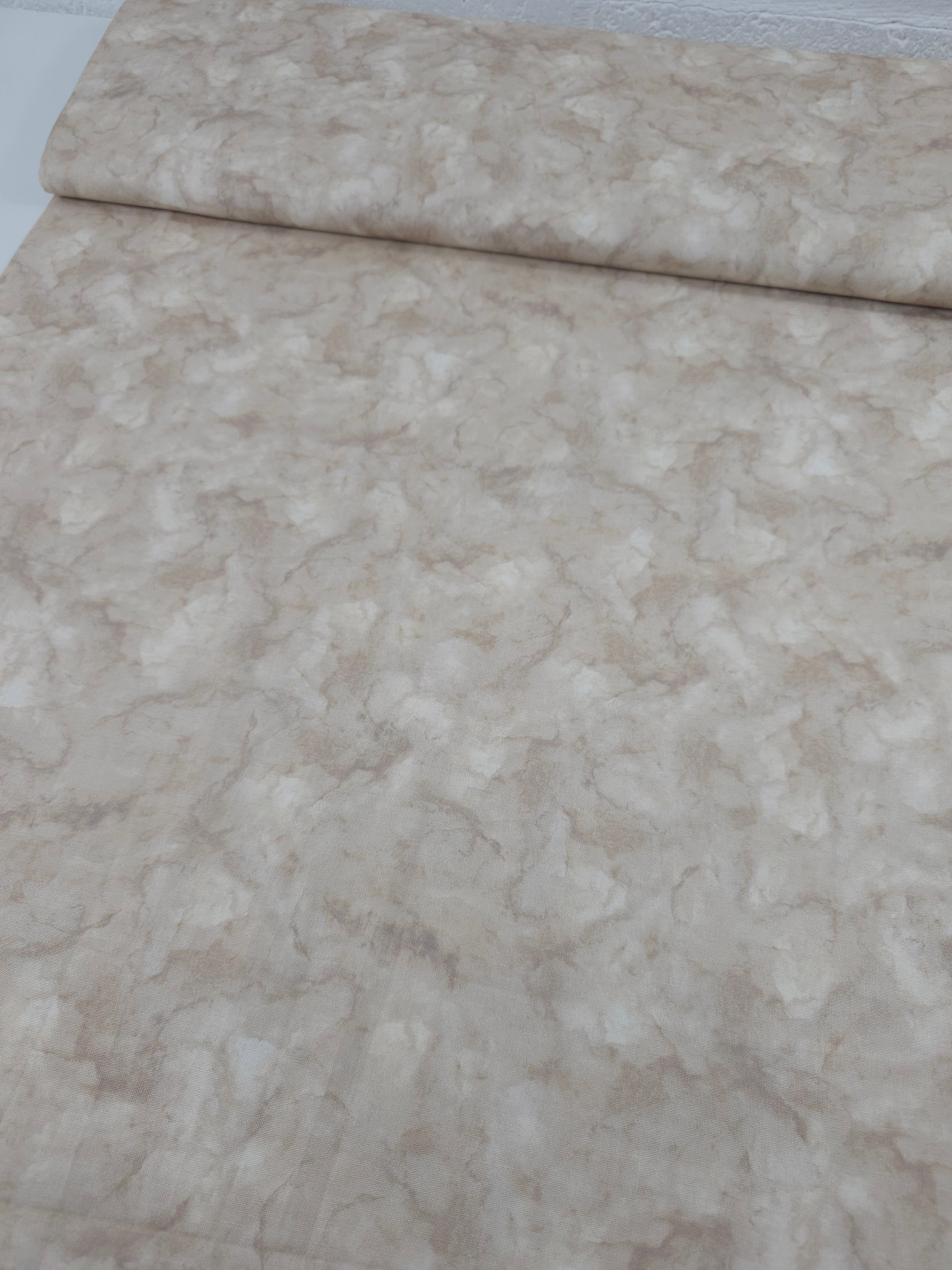 Greige Smokey Marble 100% Cotton