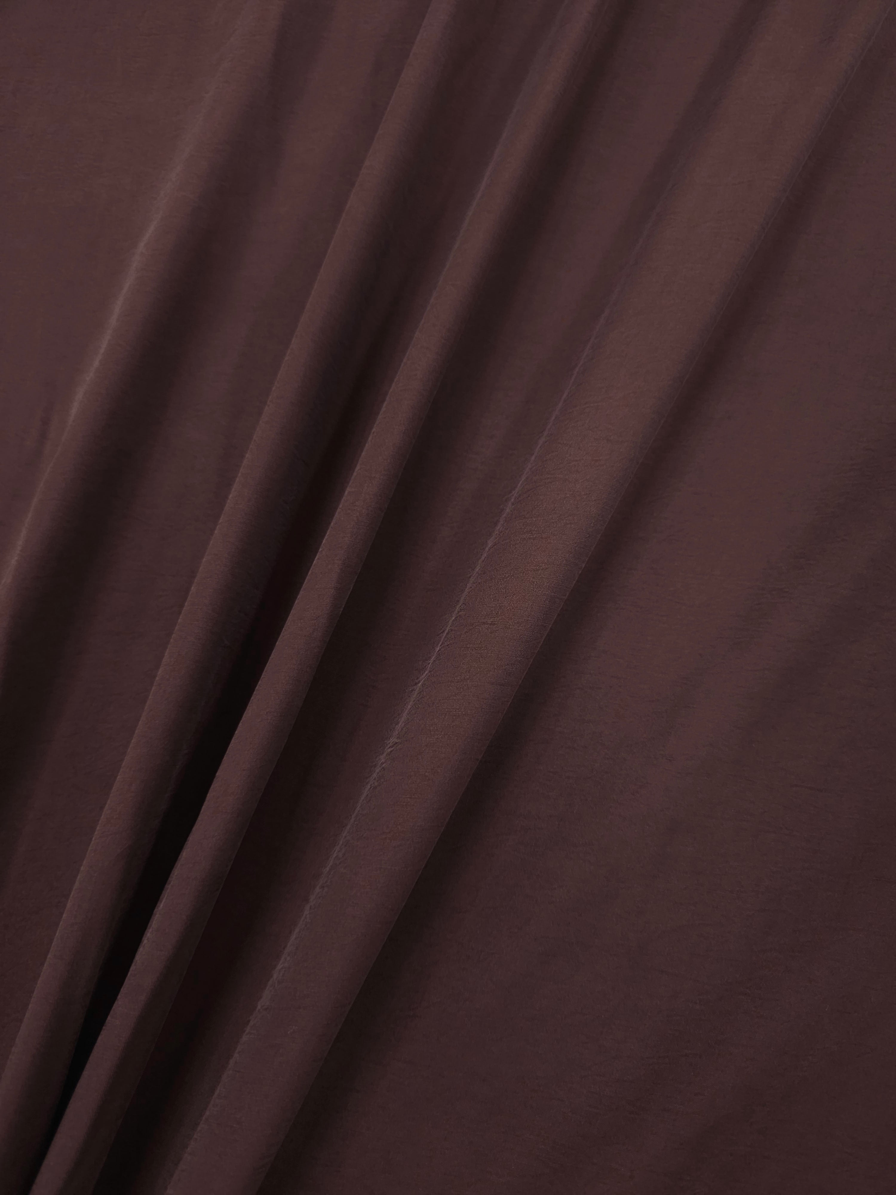 Puce Brown Poly Cupro Modal