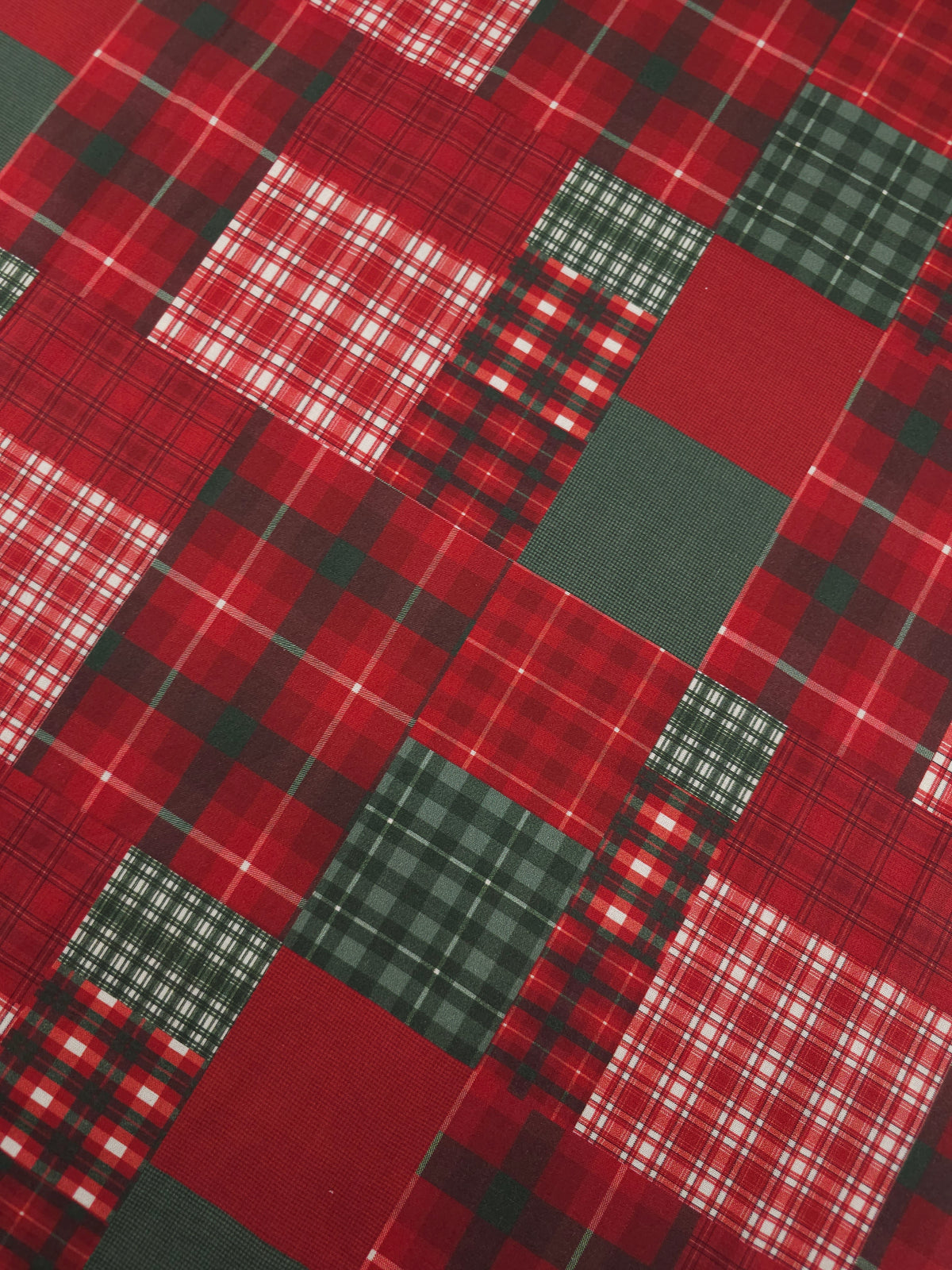 Traditional Christmas Tartan 100% Cotton