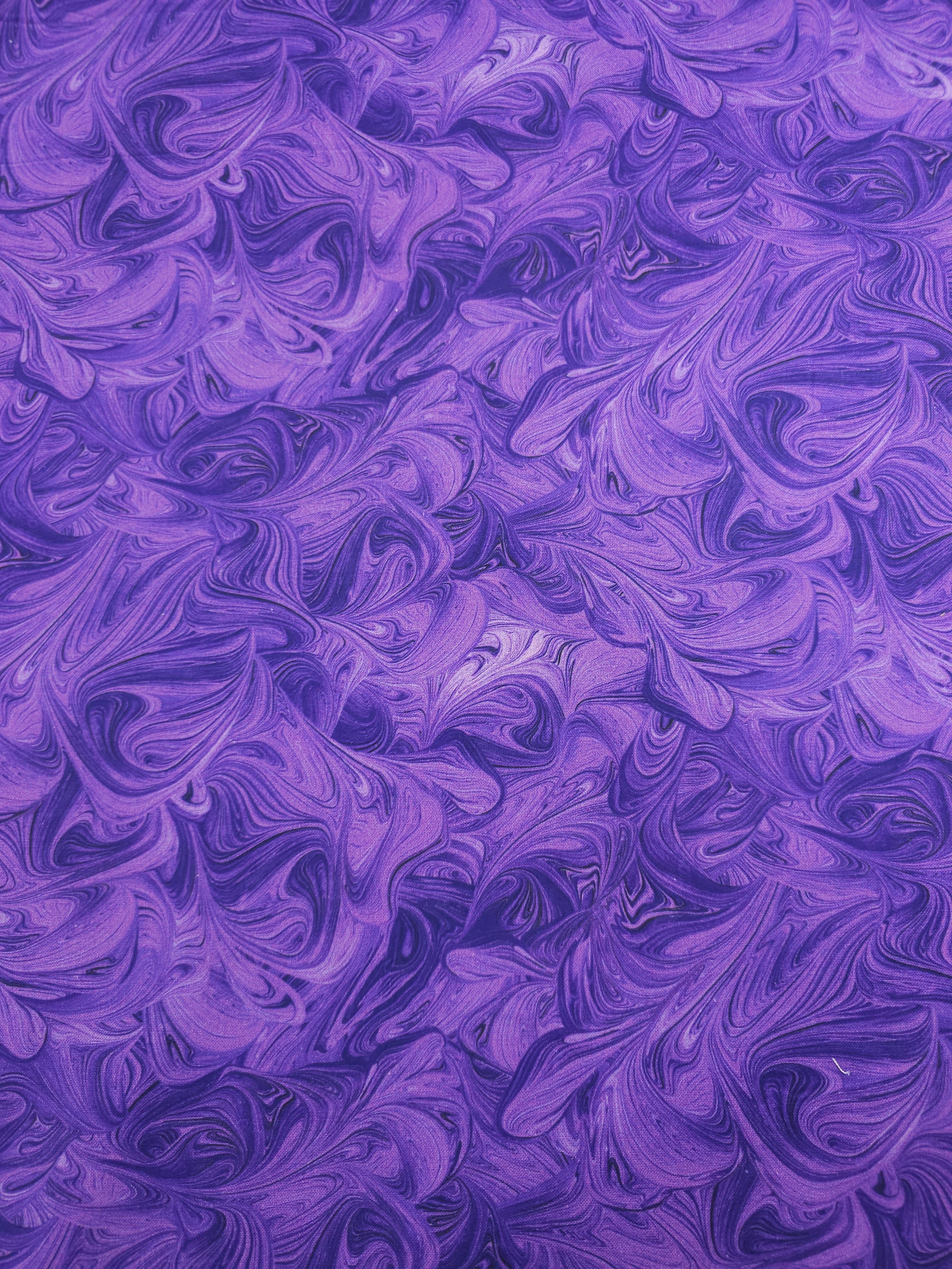Purple Marble Swirl 100% Cotton 116" *EXTRA WIDE*