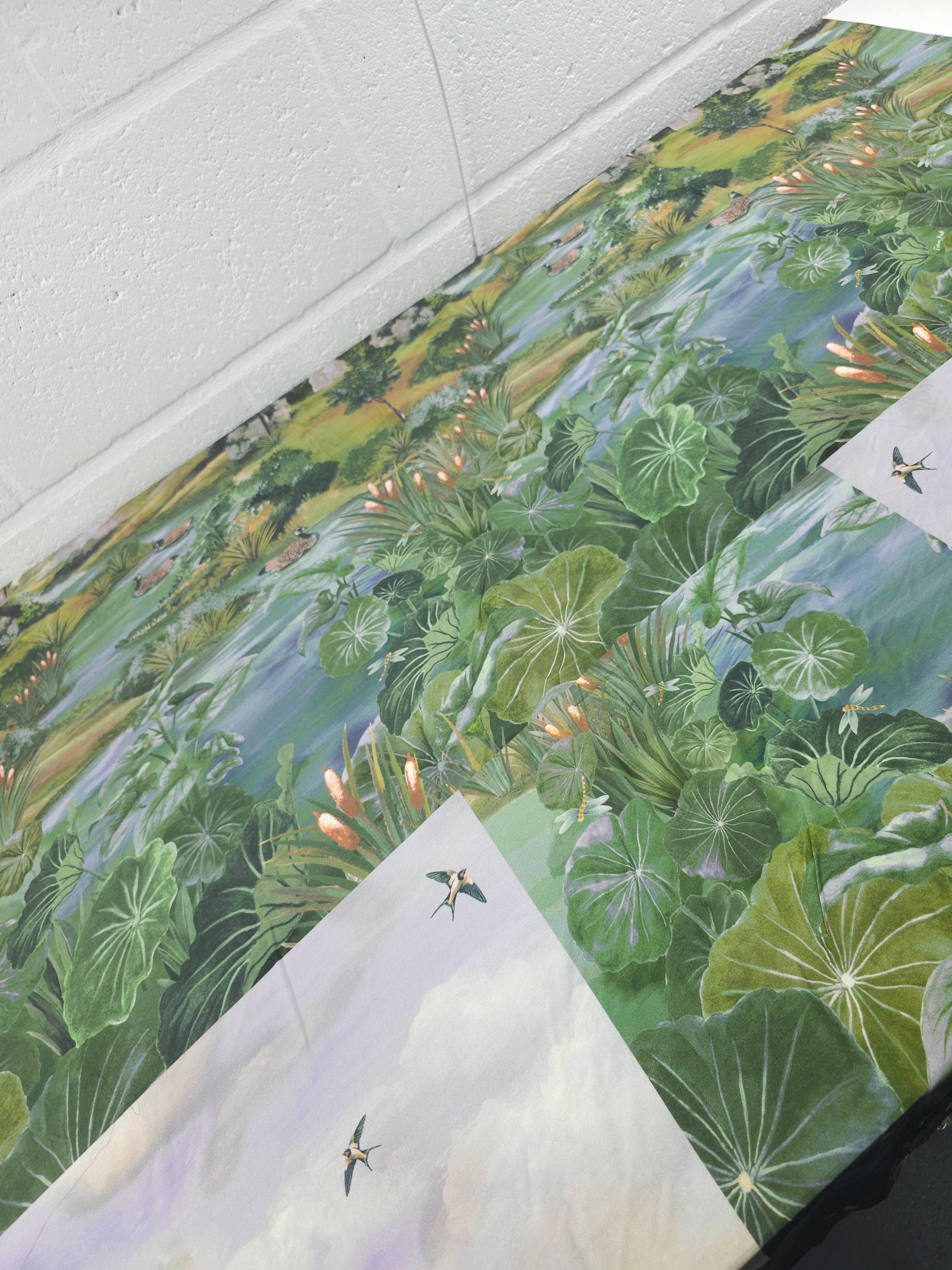 Duck Pond Slinky Rayon Jersey - 1.60m Panel