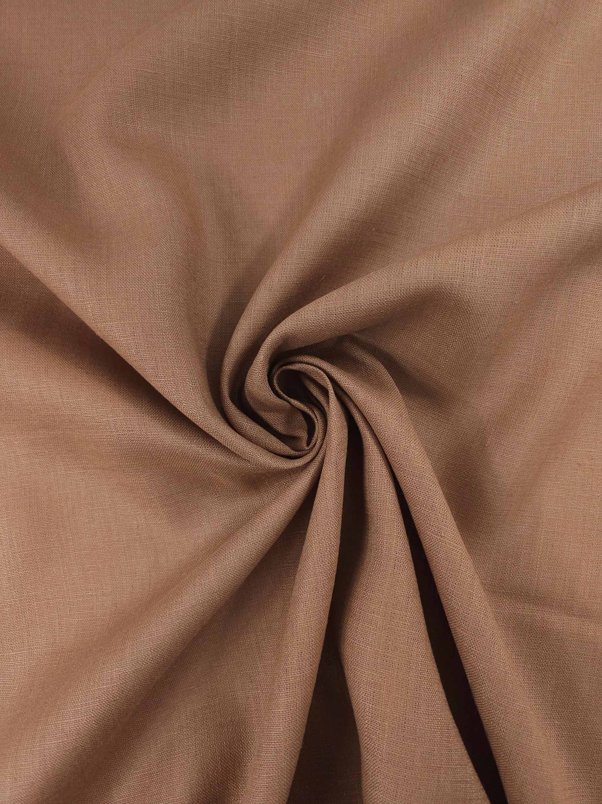 Beaver Brown 100% Linen