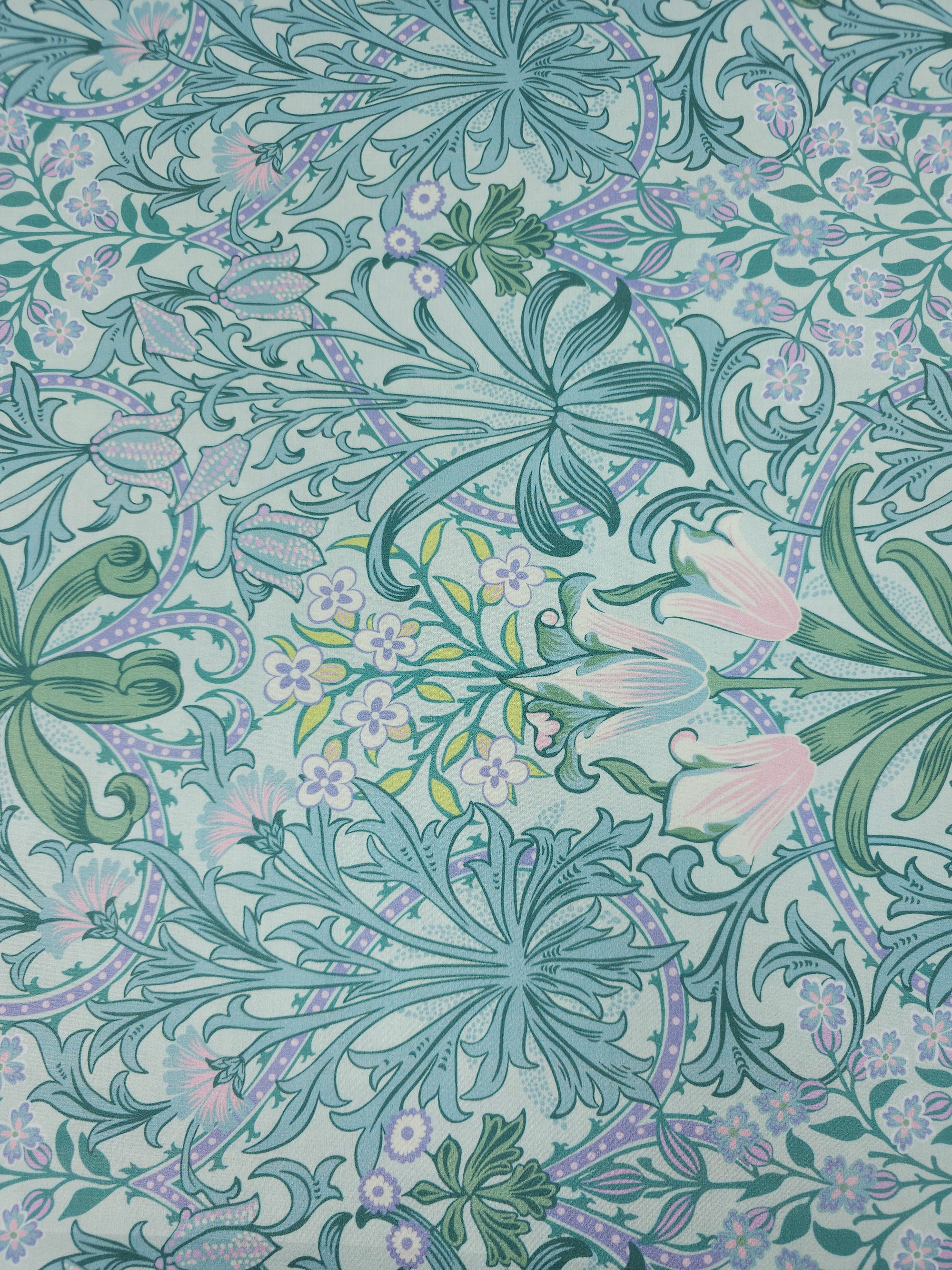 Simply Nature Floral Cotton Sateen 102" - William Morris *EXTRA WIDE*