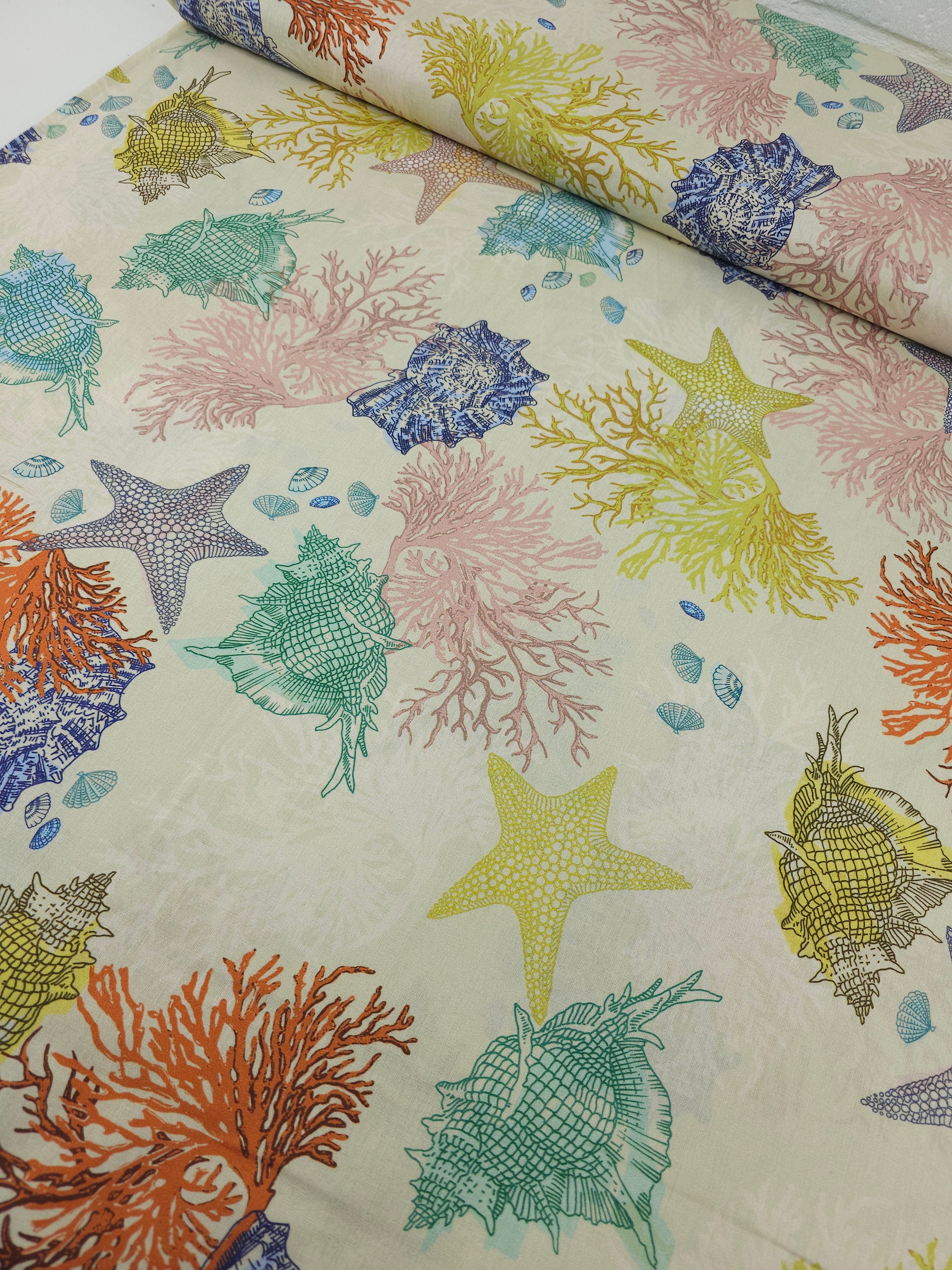 Coral Reef 100% Cotton 98" *EXTRA WIDE*