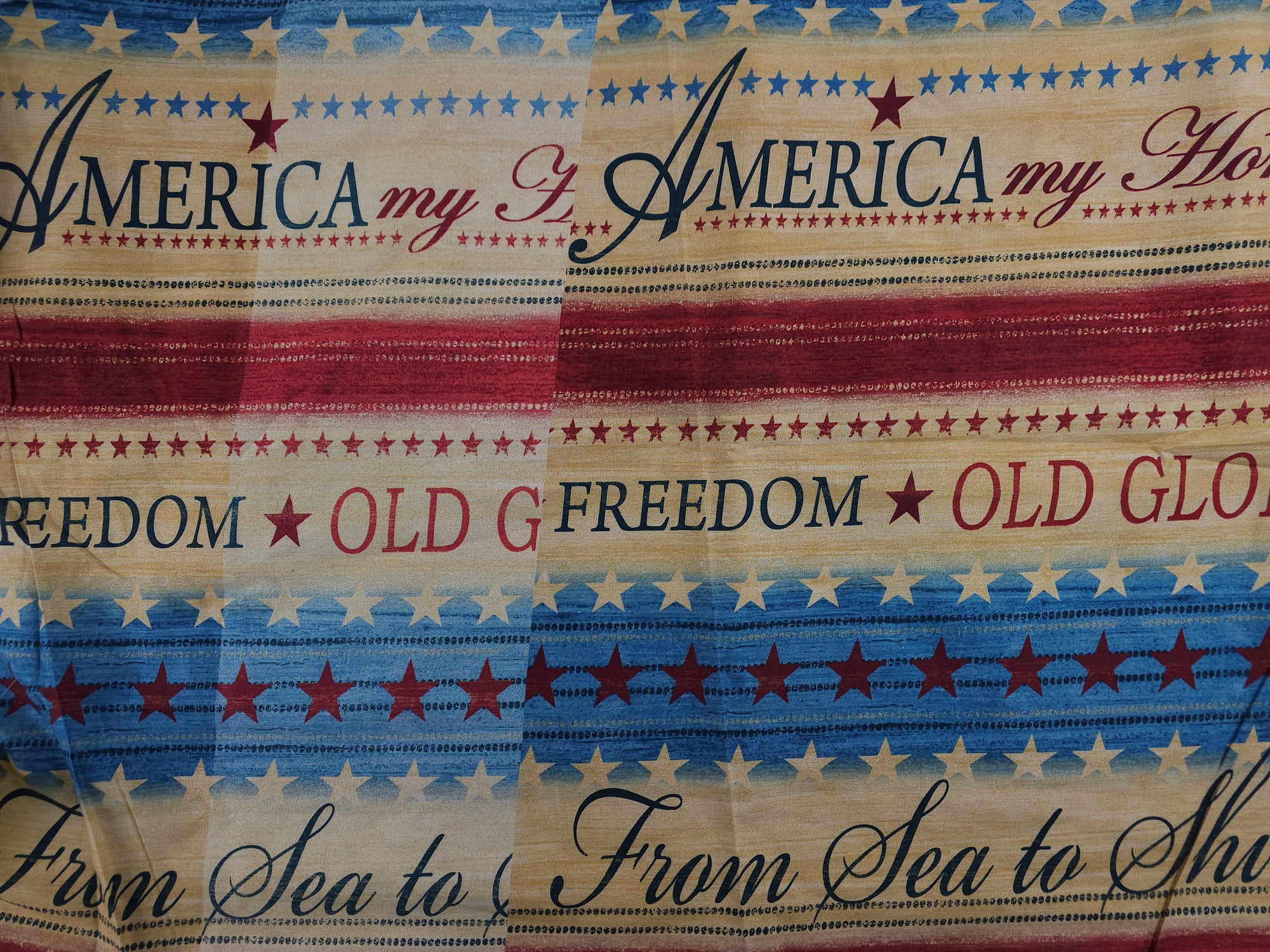 Home Sweet Home America Cotton (Defect) - (Various Sizes)