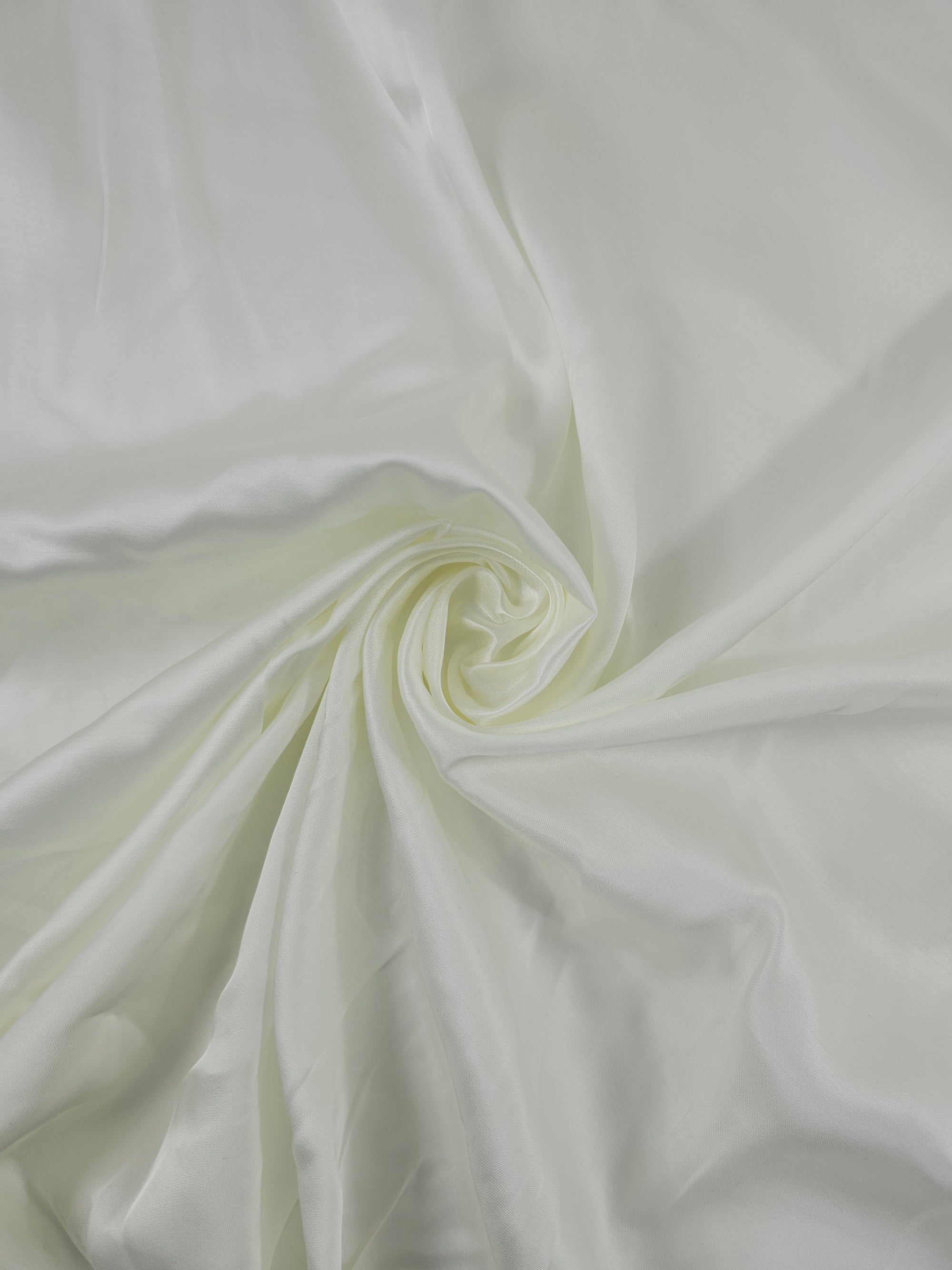 Off-White Lightweight Viscose Satin