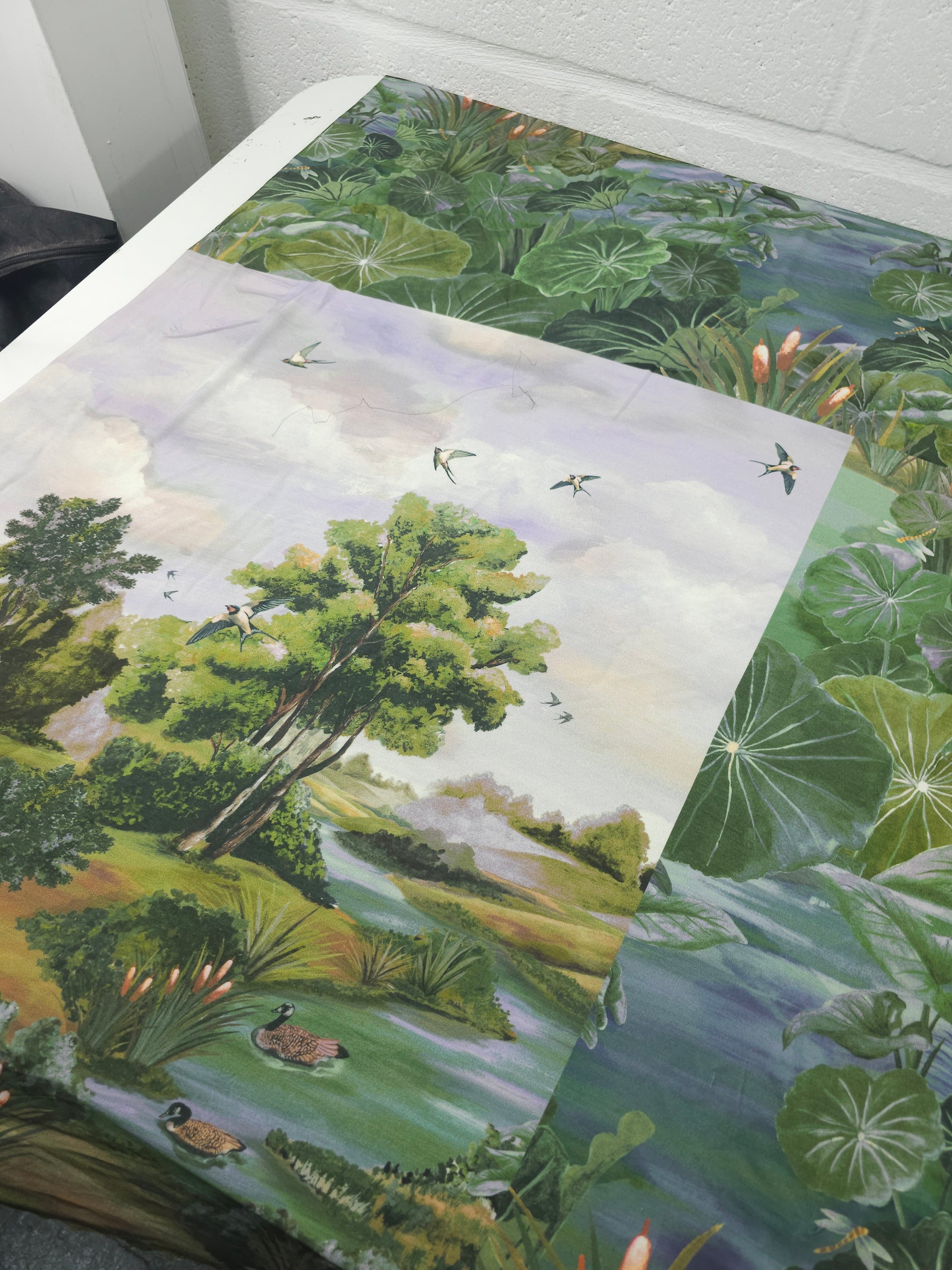 Duck Pond Slinky Rayon Jersey - 1.60m Panel