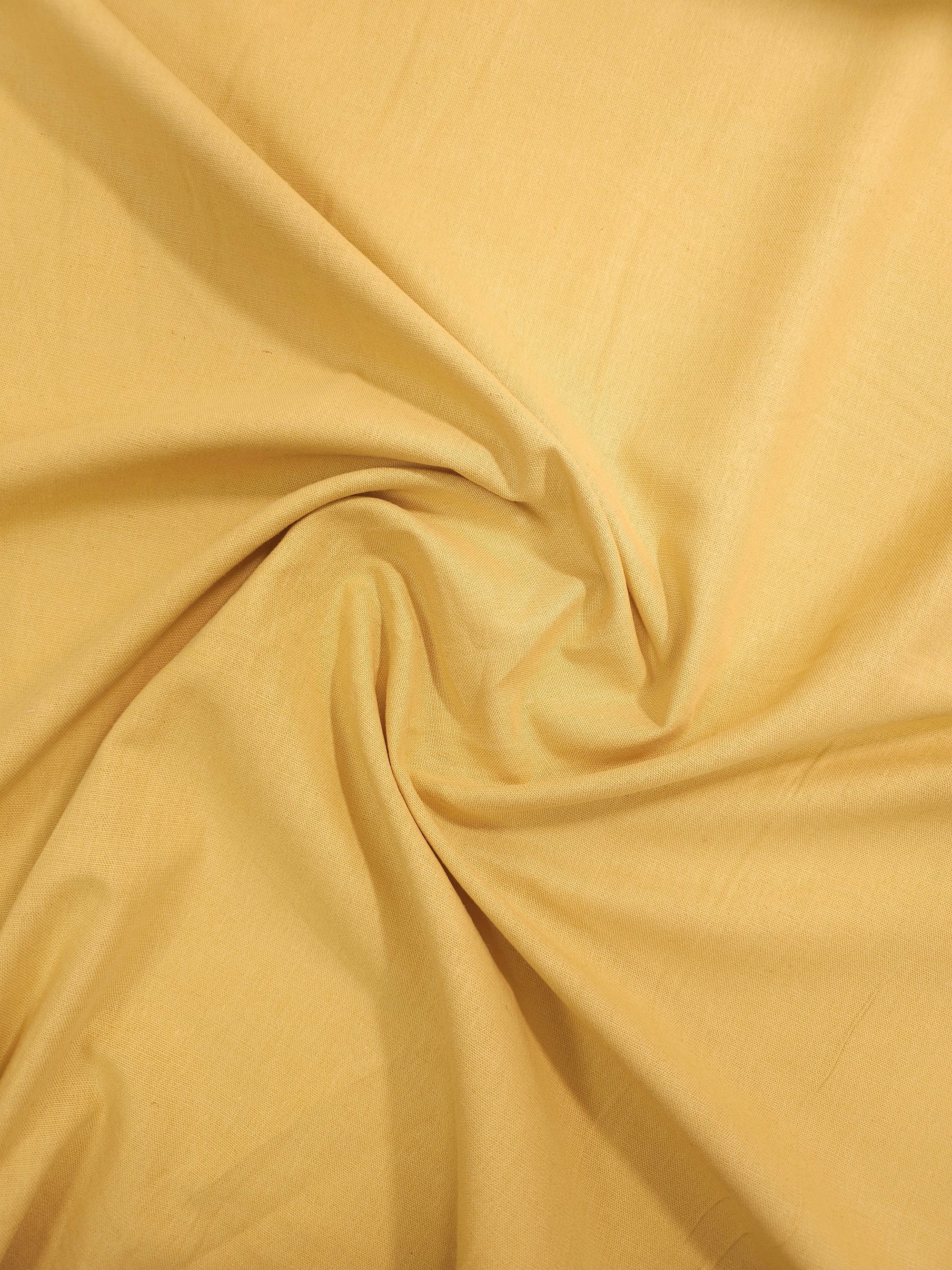 Buttermilk Yellow Cotton Linen