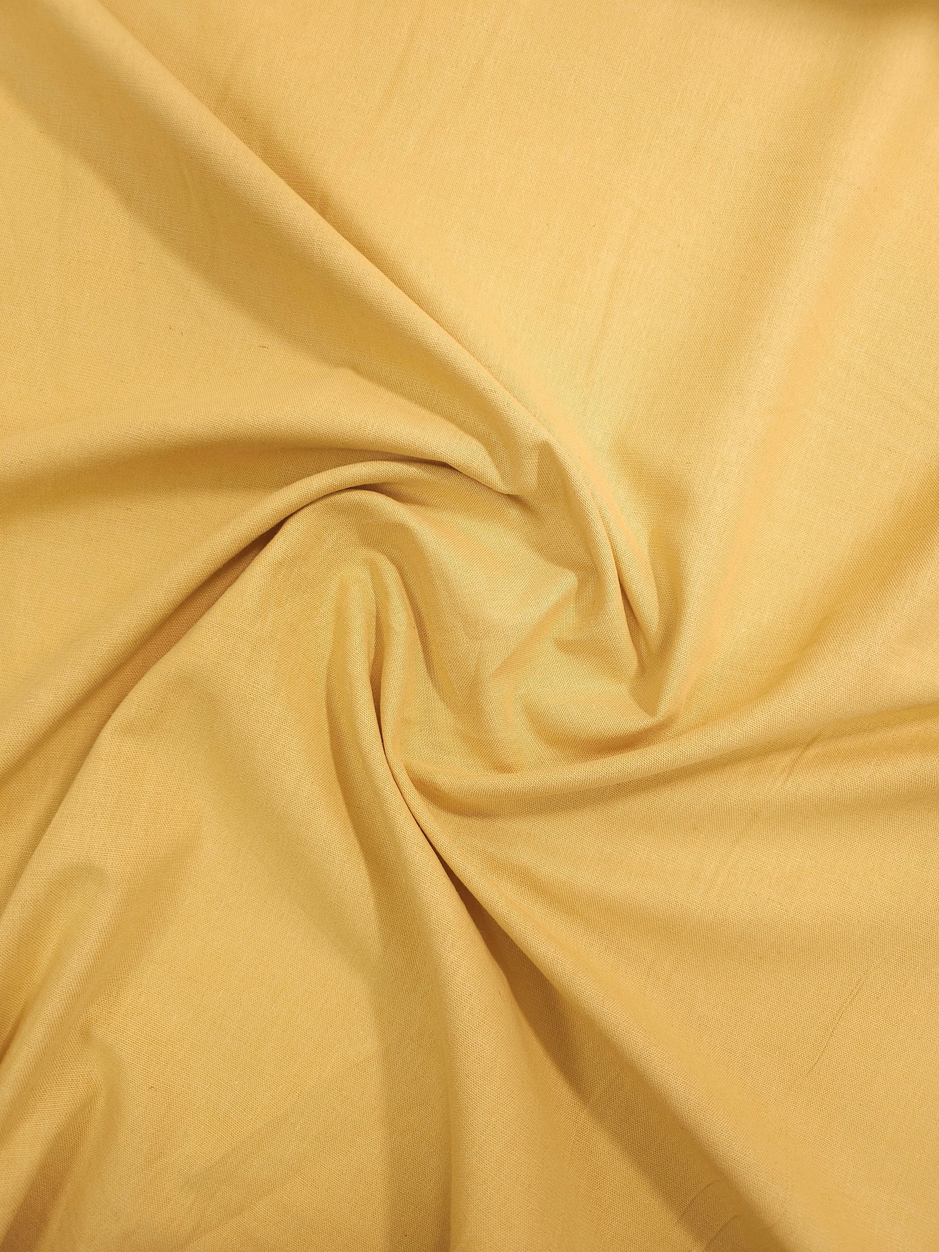 Buttermilk Yellow Cotton Linen