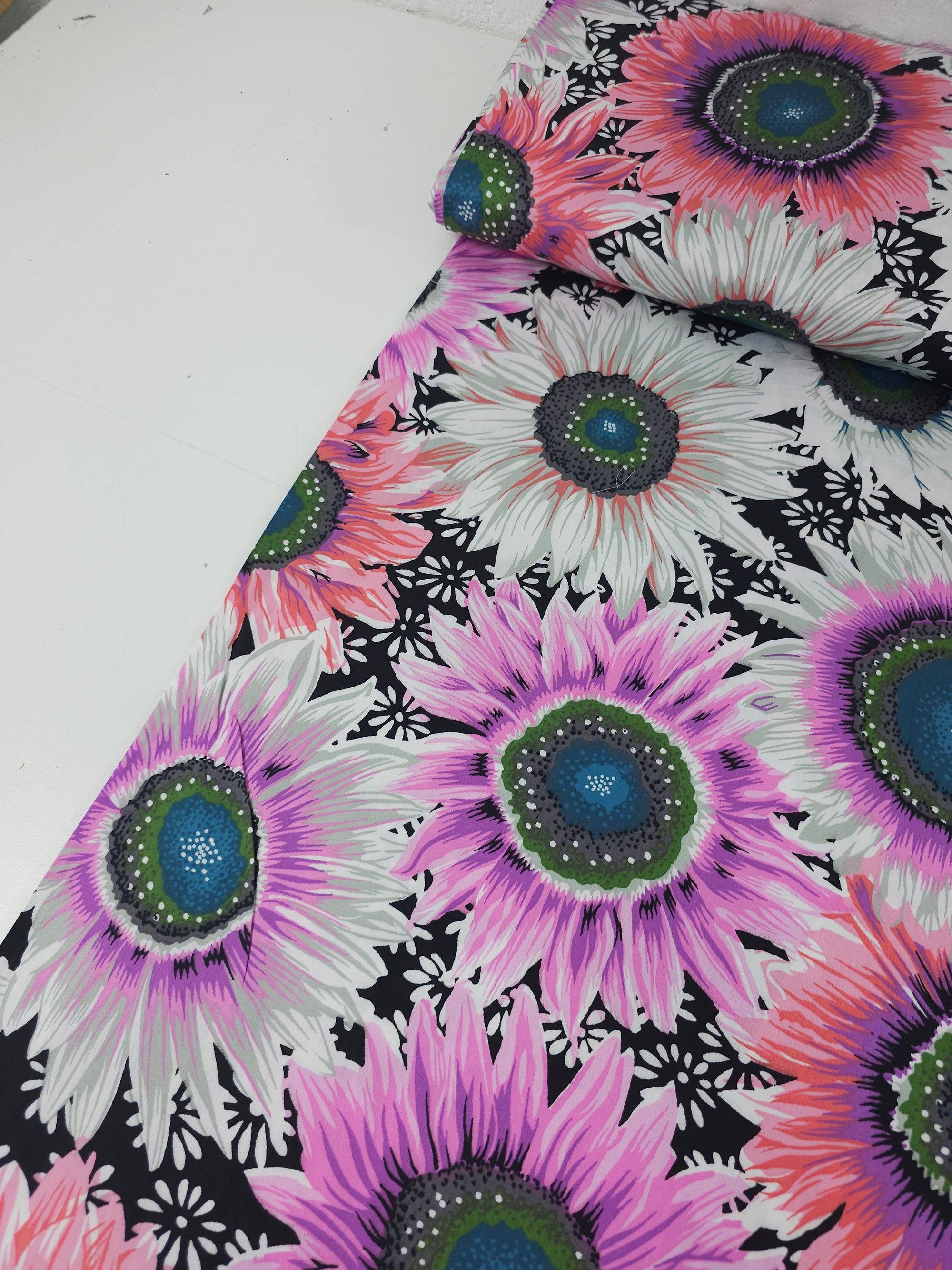 Van Gogh Floral Cotton Sateen 108" - Kaffe Fassett *EXTRA WIDE*