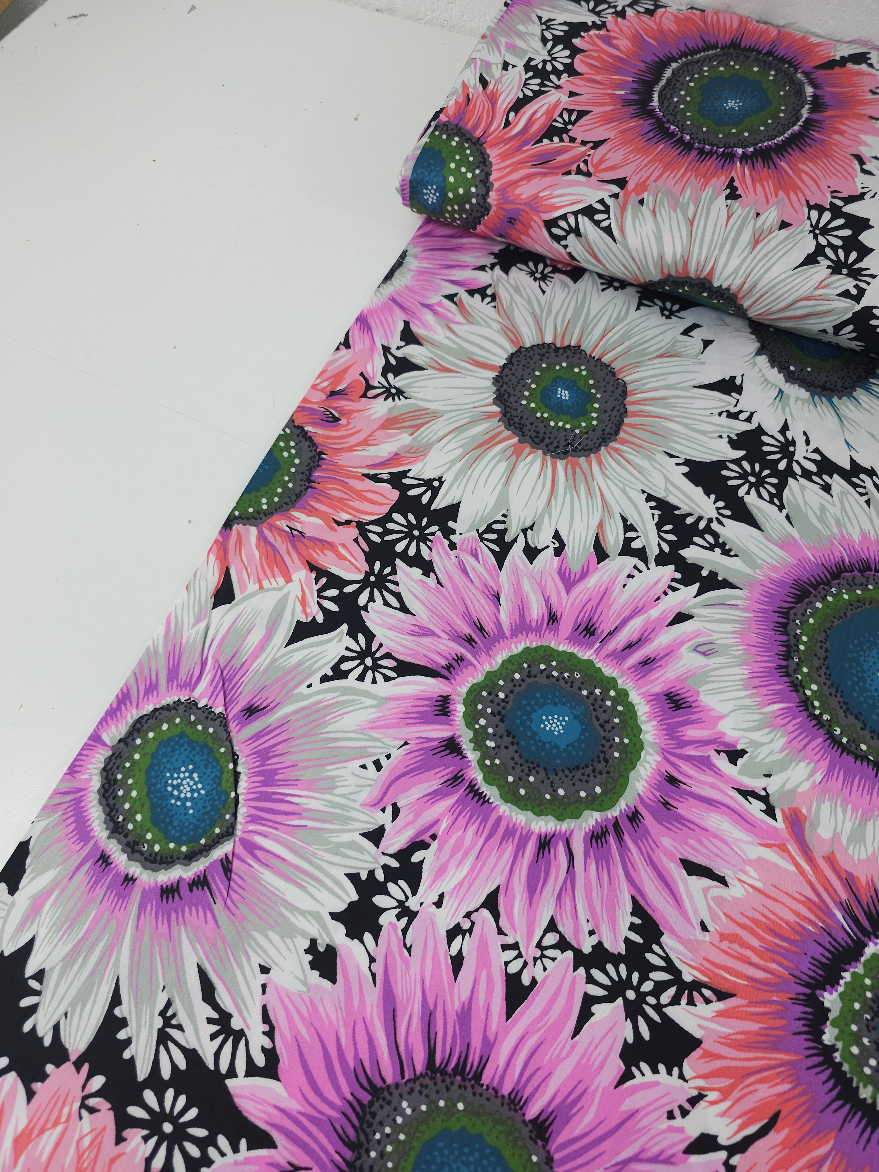 Van Gogh Floral Cotton Sateen 108" - Kaffe Fassett *EXTRA WIDE*