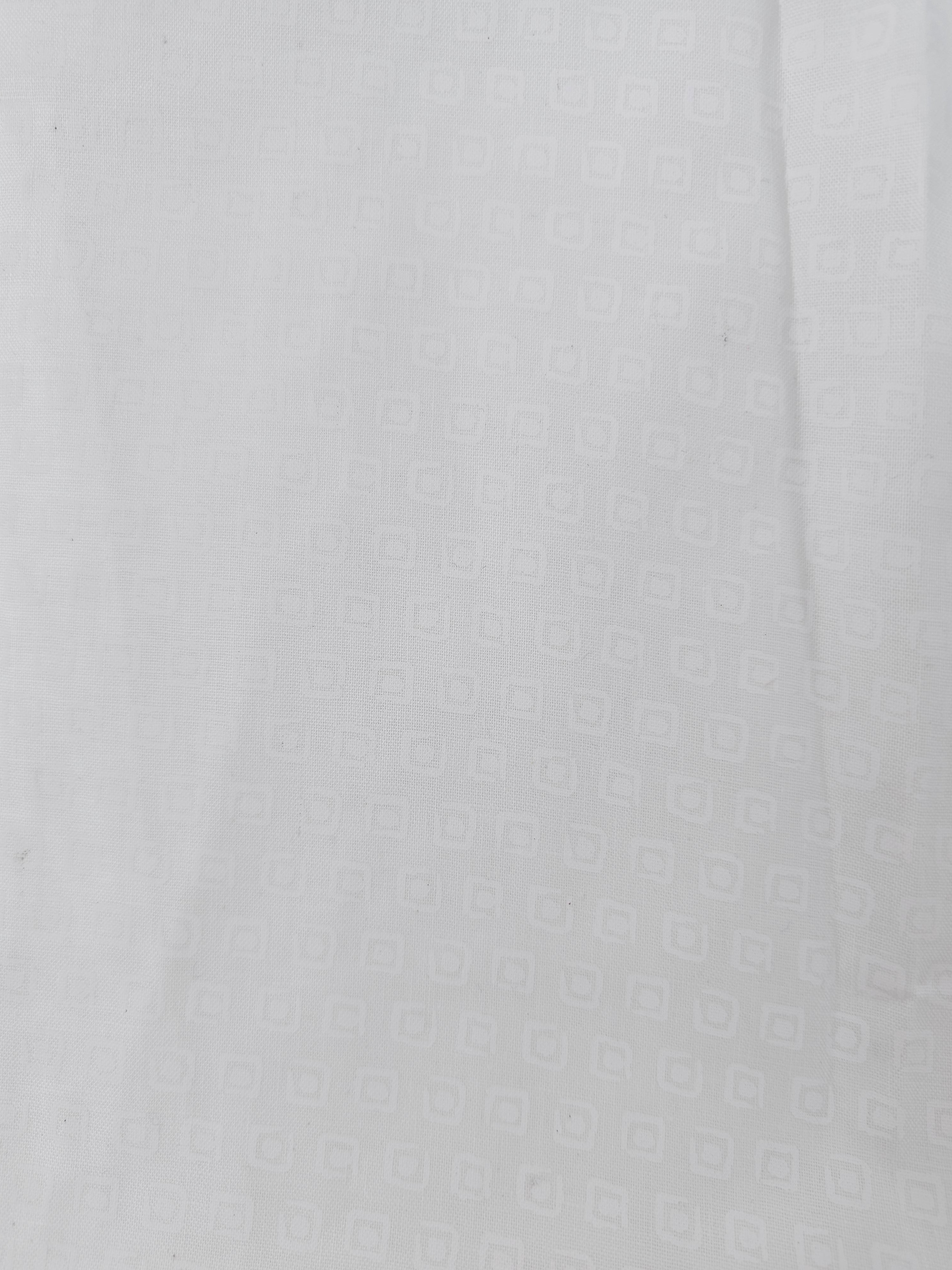 White squares on squares Cotton- 3.7m piece