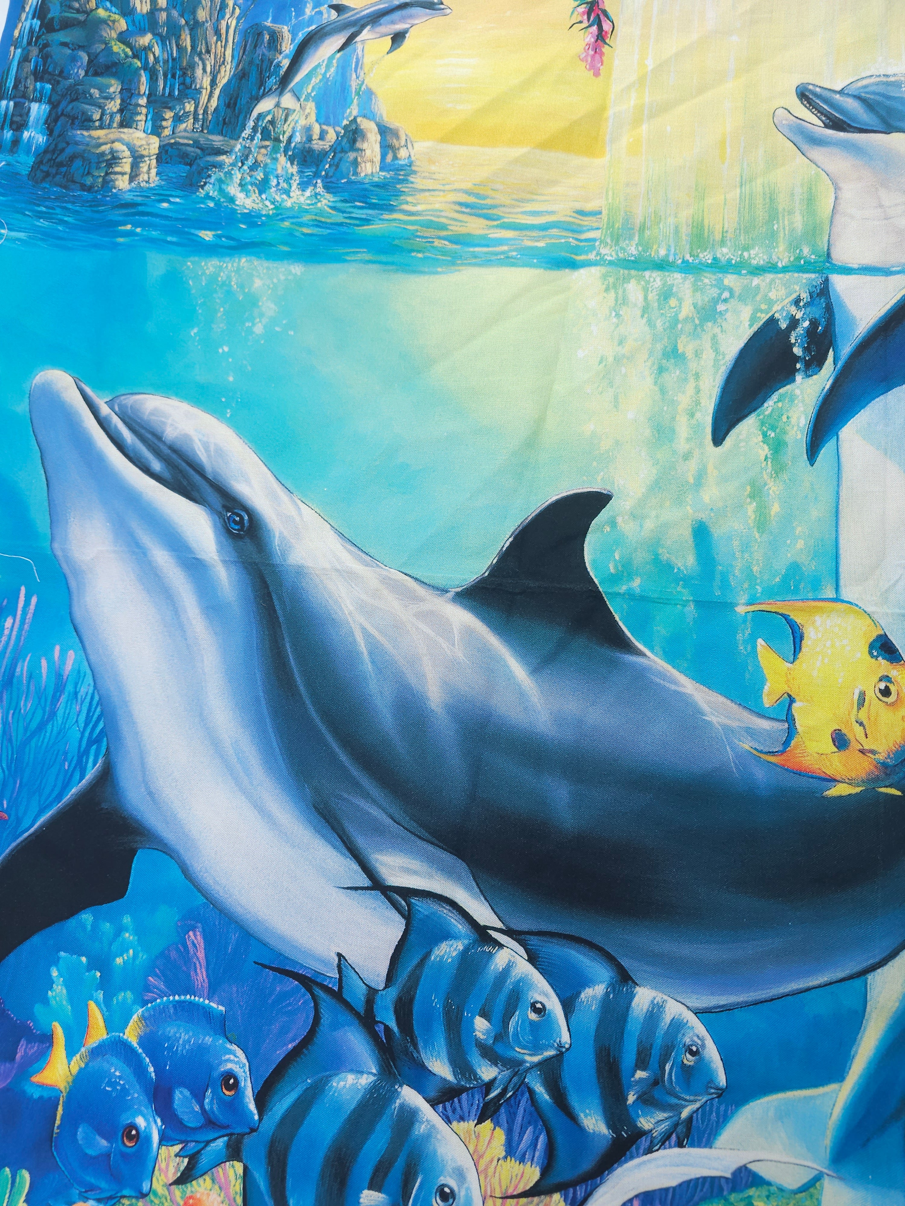 Dolphin Cotton panel- 1.8m piece