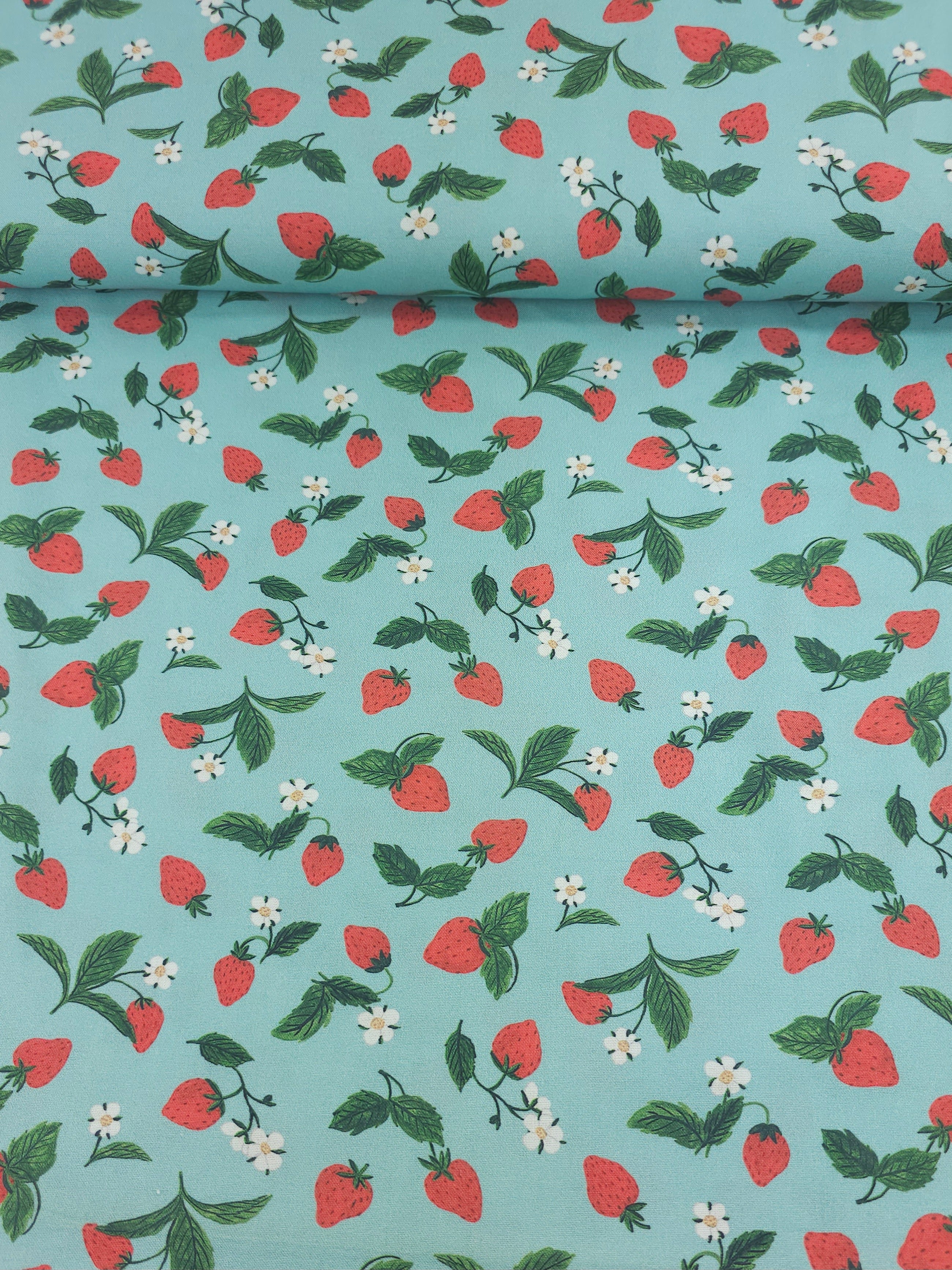Strawberry Field Party 100% Cotton
