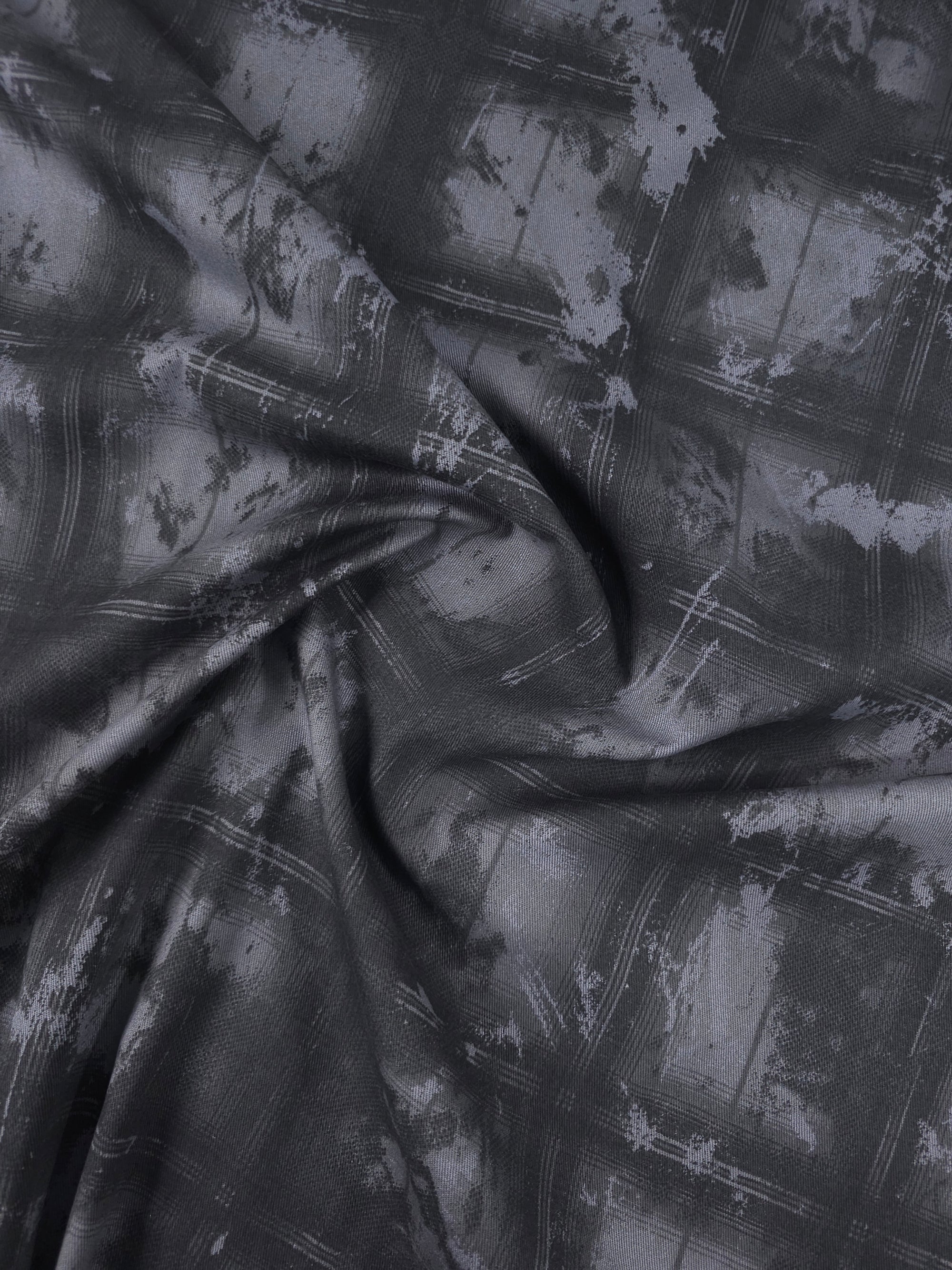 Grey Smokey Static Square Denim