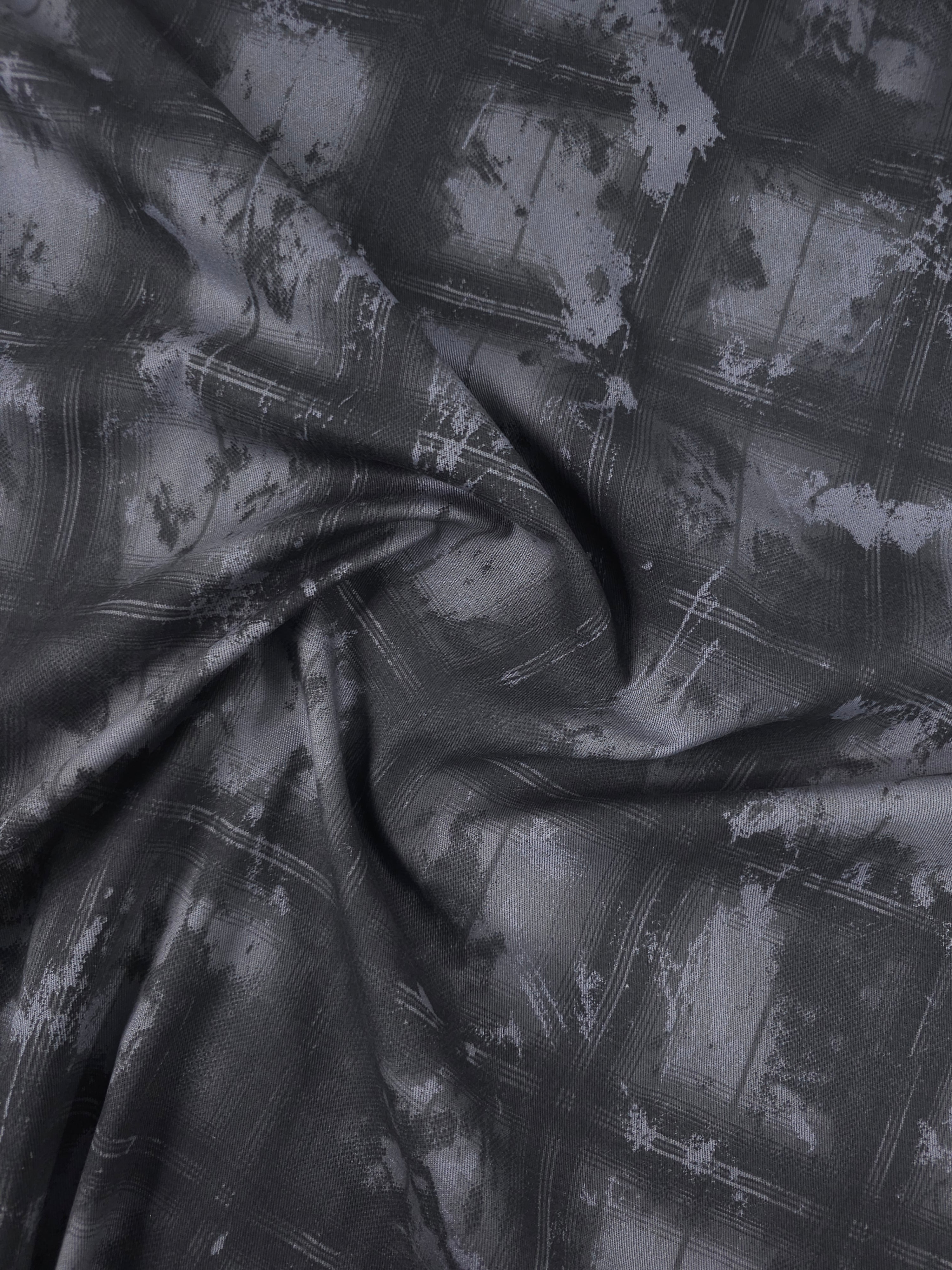 Grey Smokey Static Square Denim