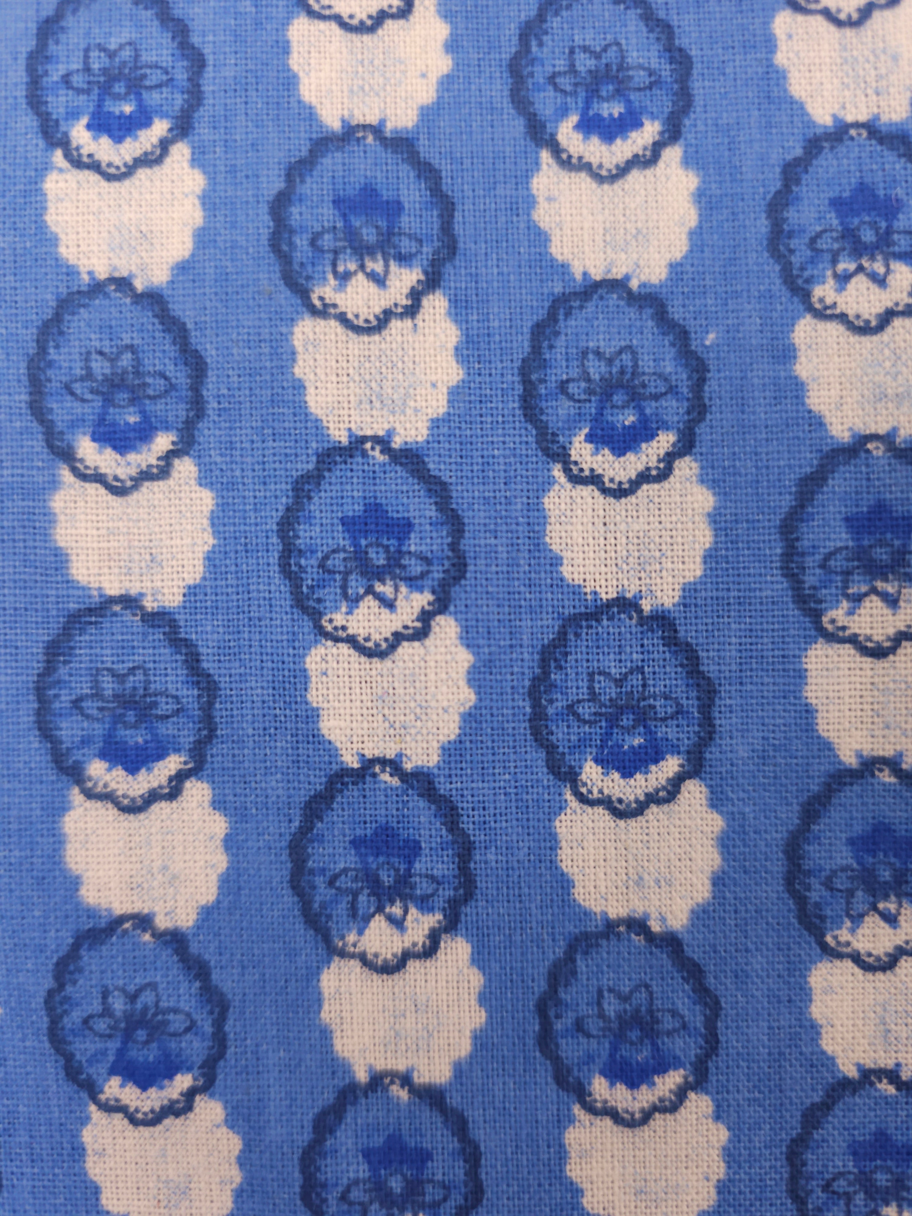 Blue frame Cotton- 1.5m