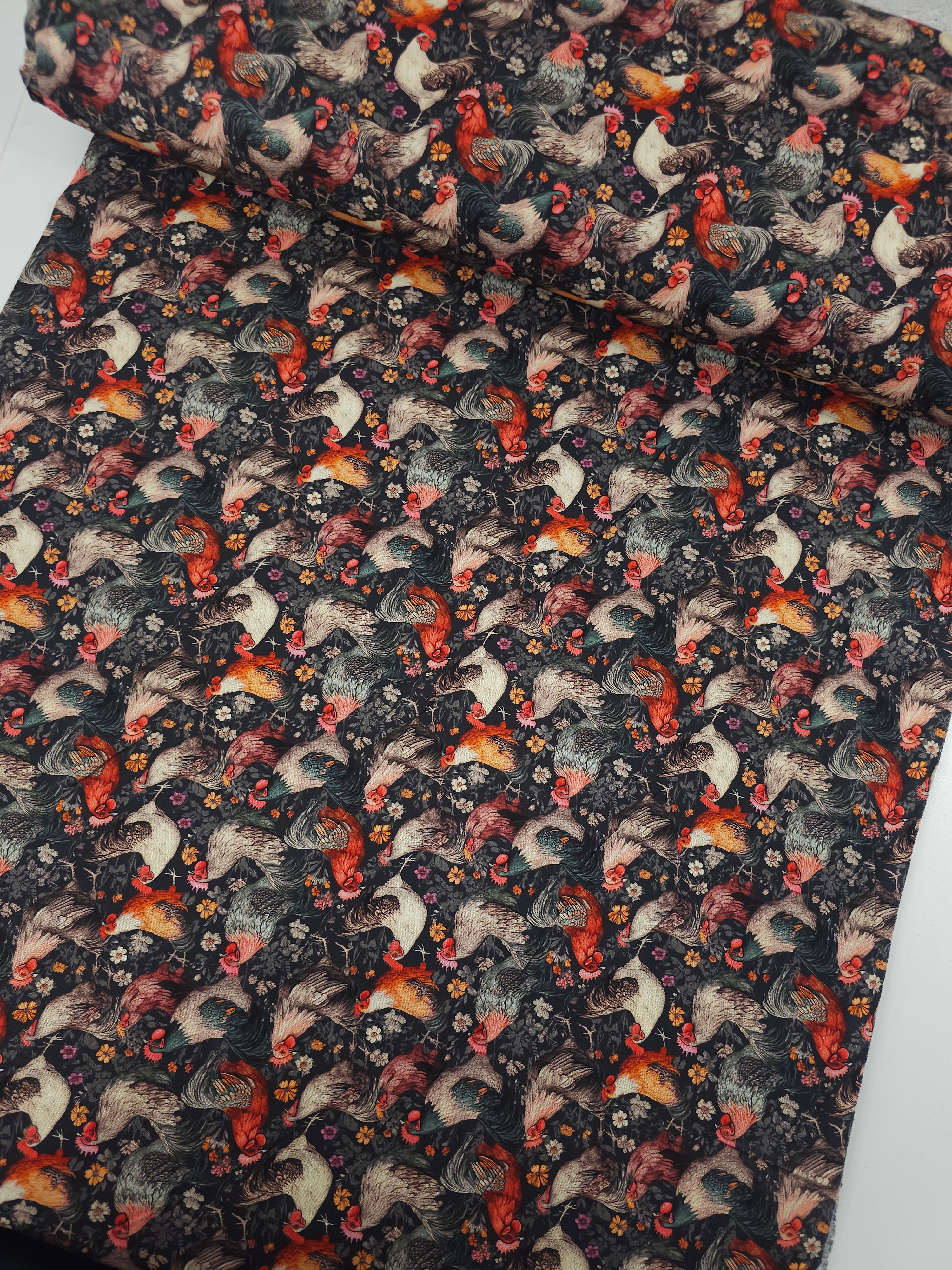 Rooster Field 100% Cotton