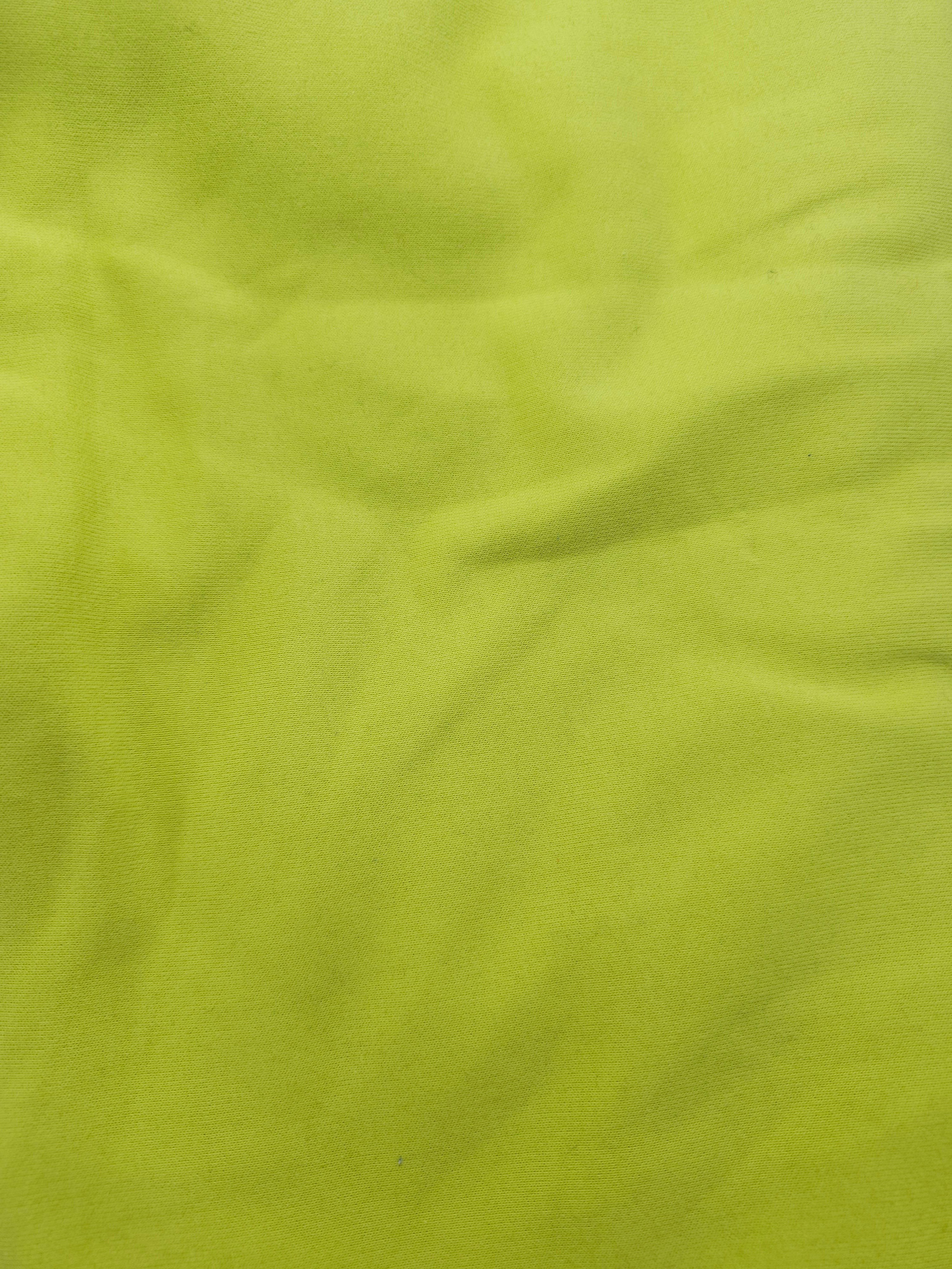 Lime loop back terry 1.3m piece