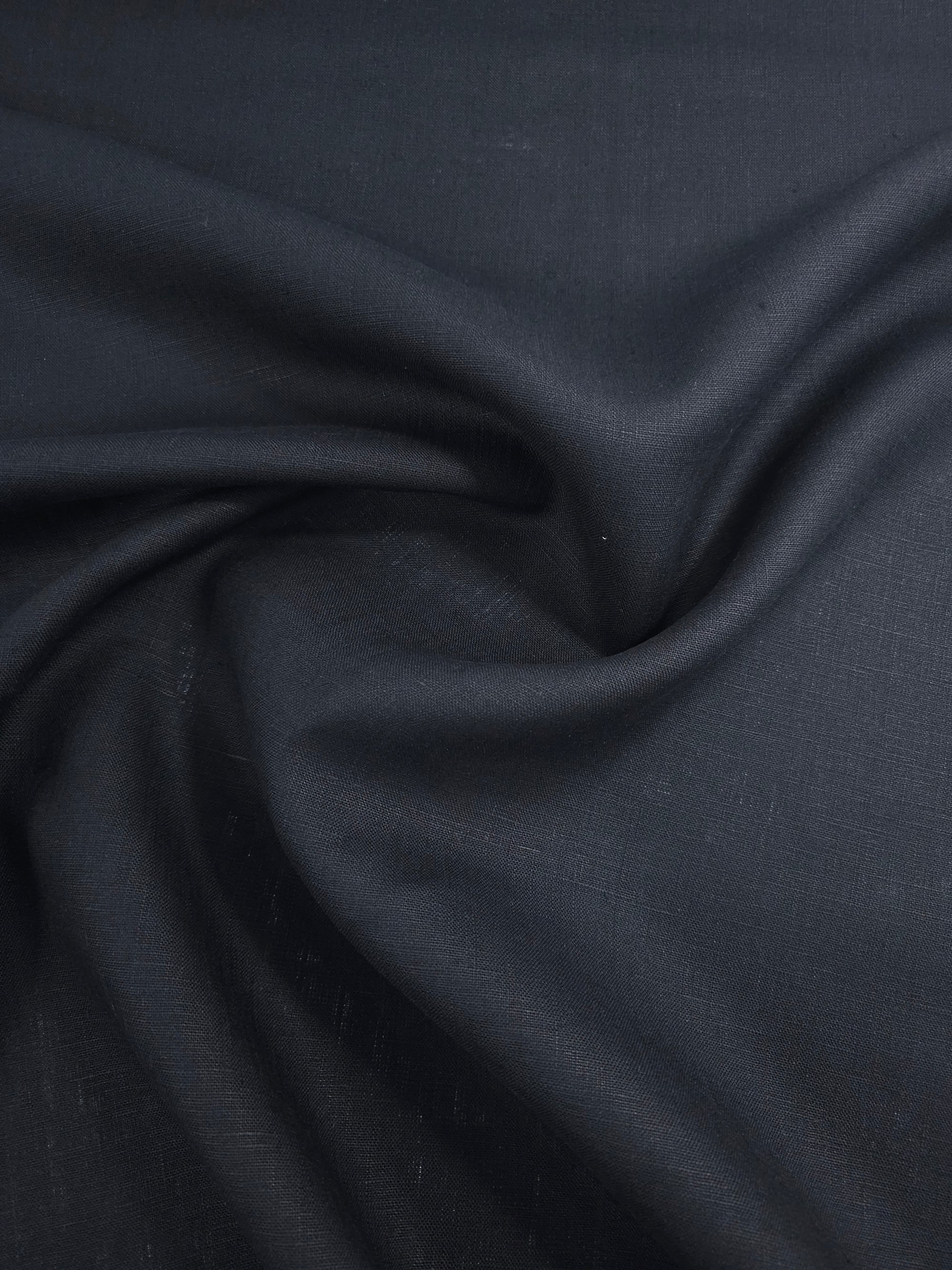 Black 100% Linen