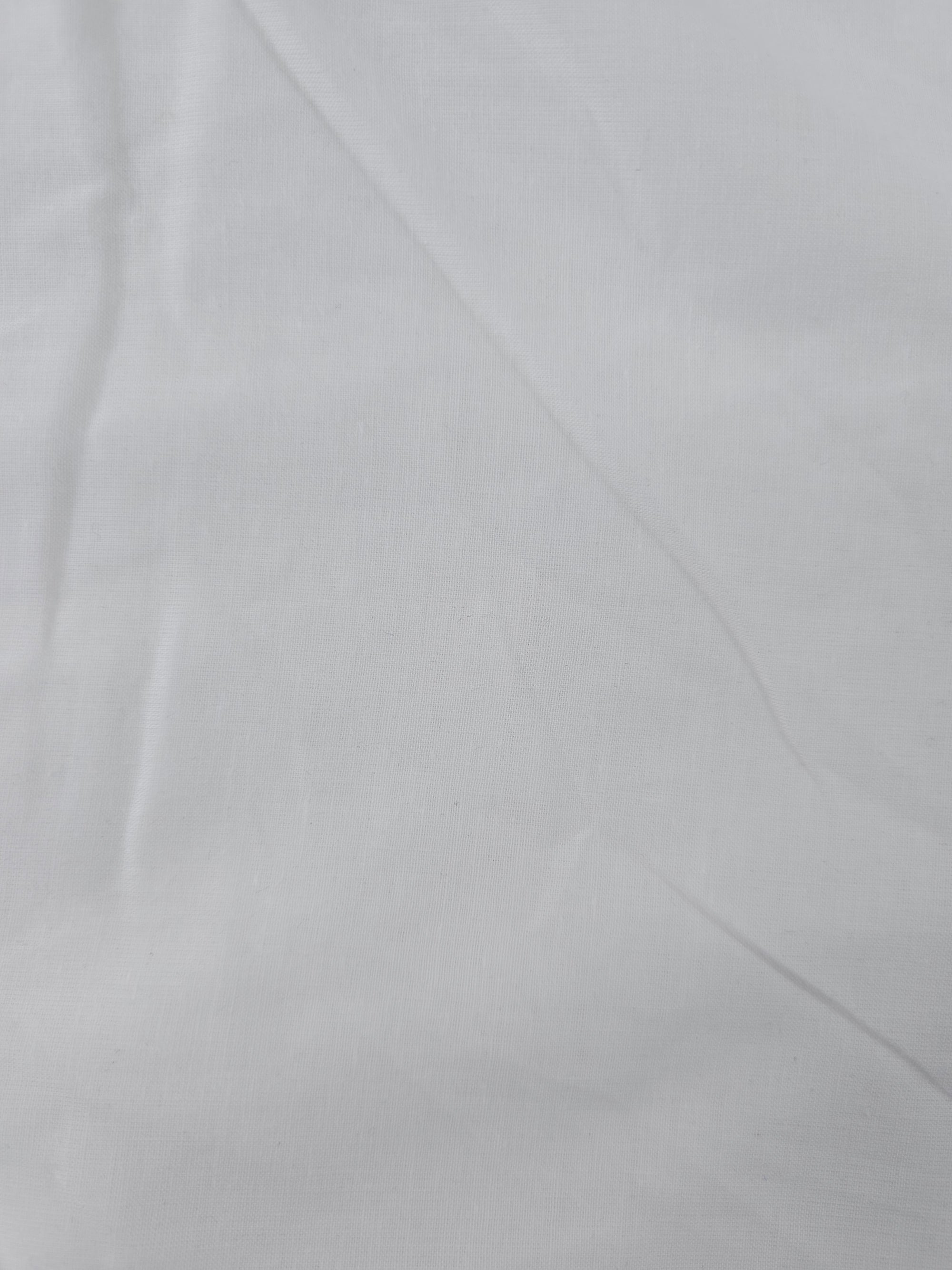 White PolyCotton- 2.2m piece