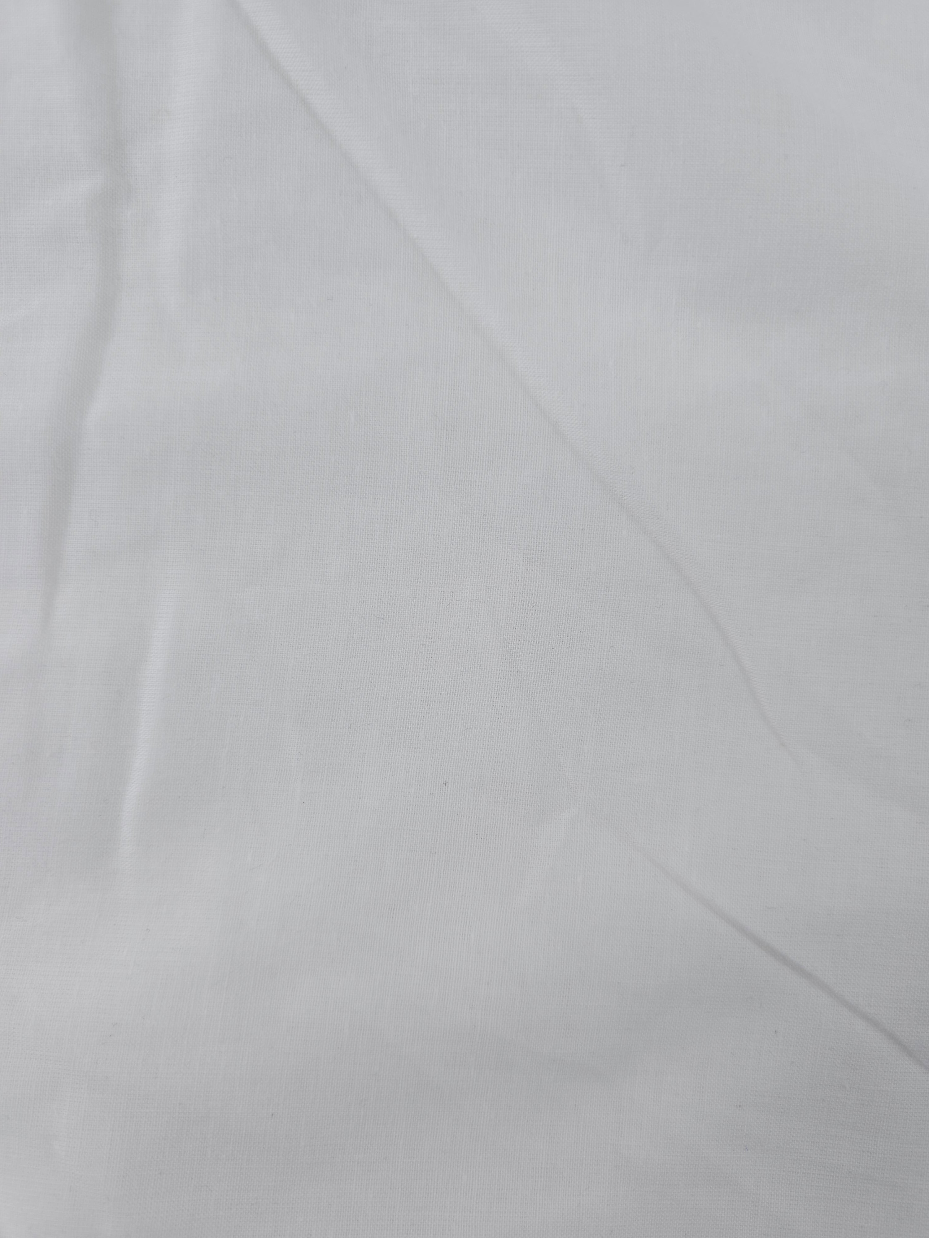 White PolyCotton- 2.2m piece