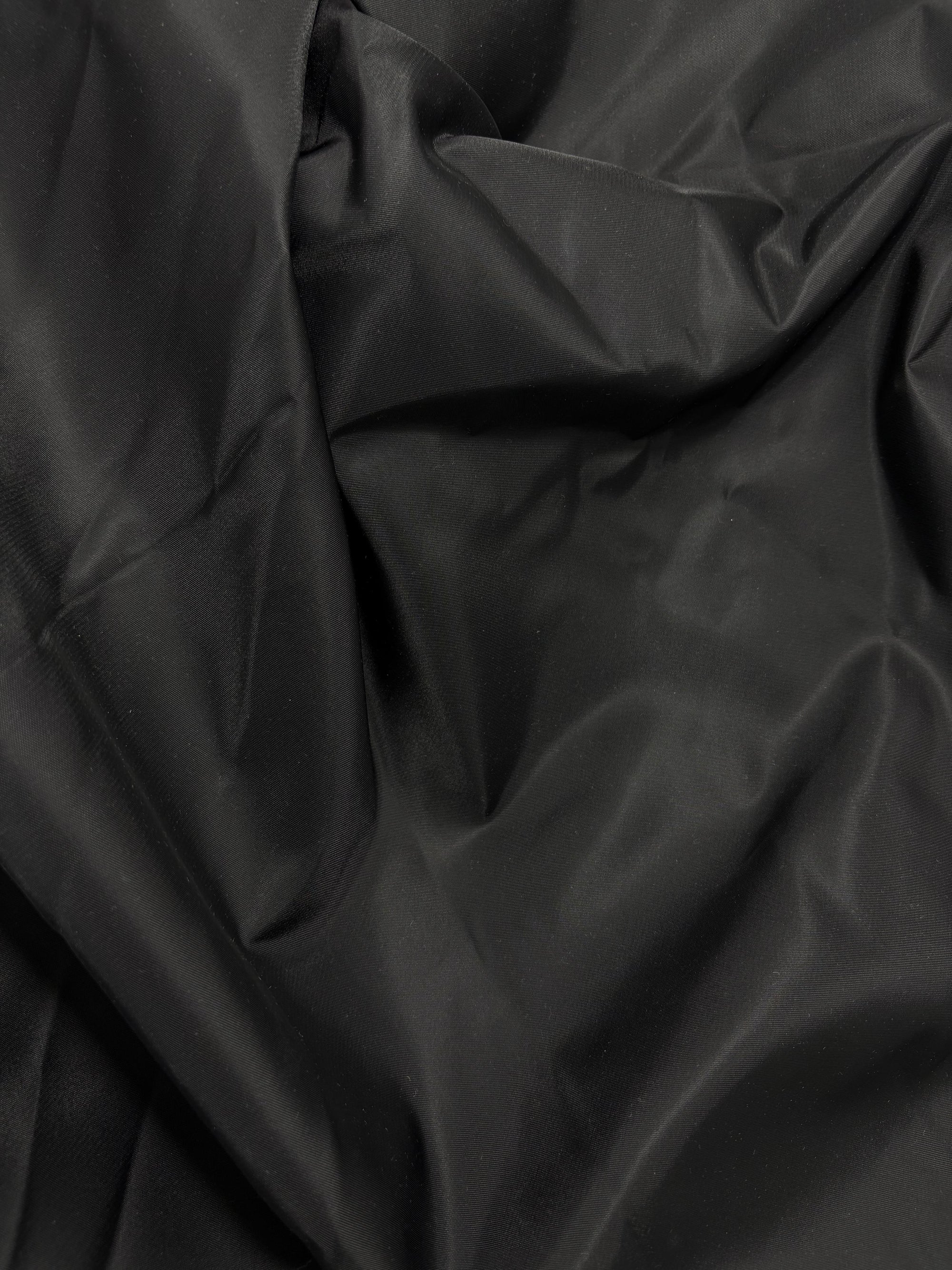 Black Satin - 1.2m Piece