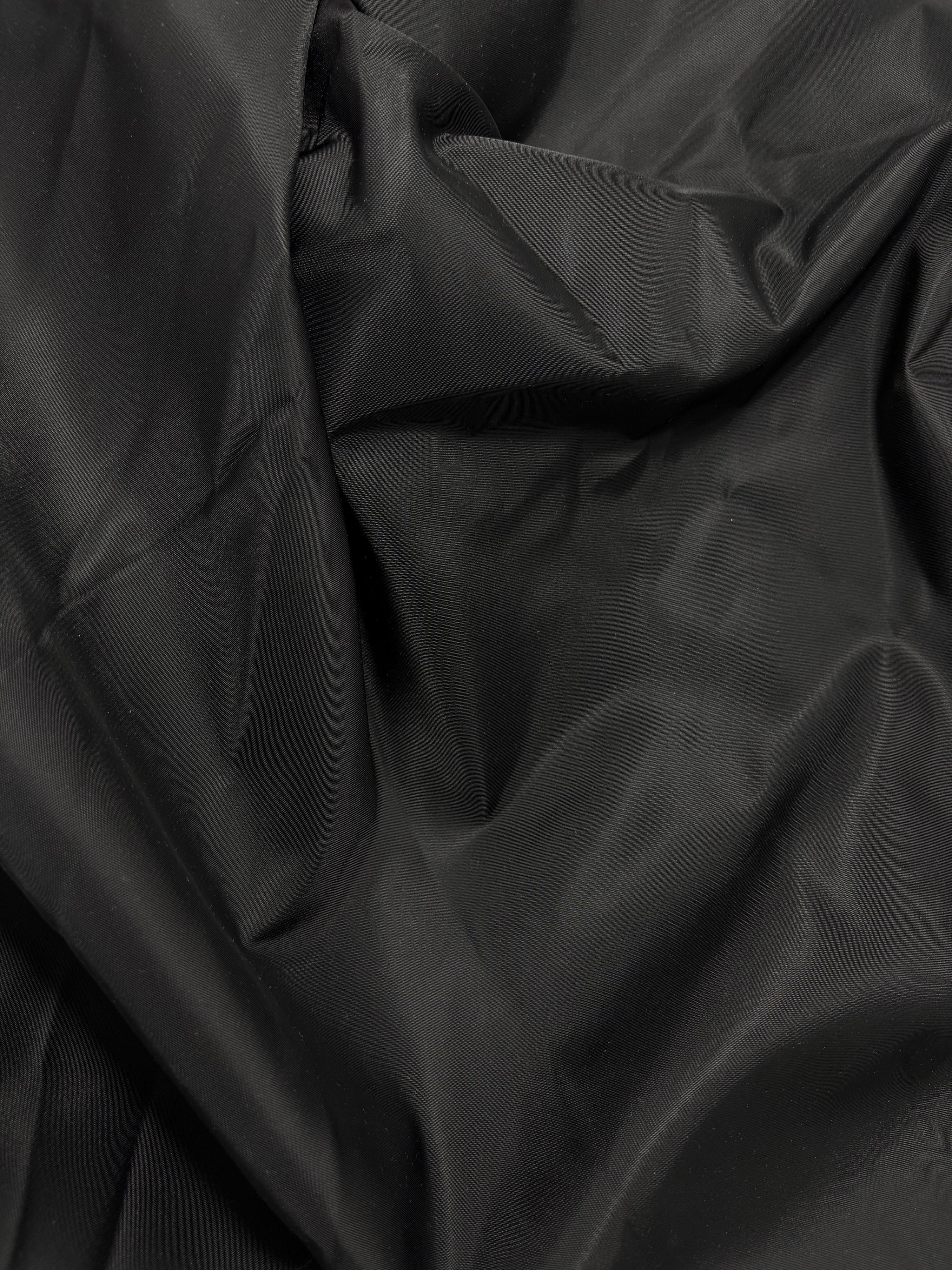 Black Satin - 1.2m Piece