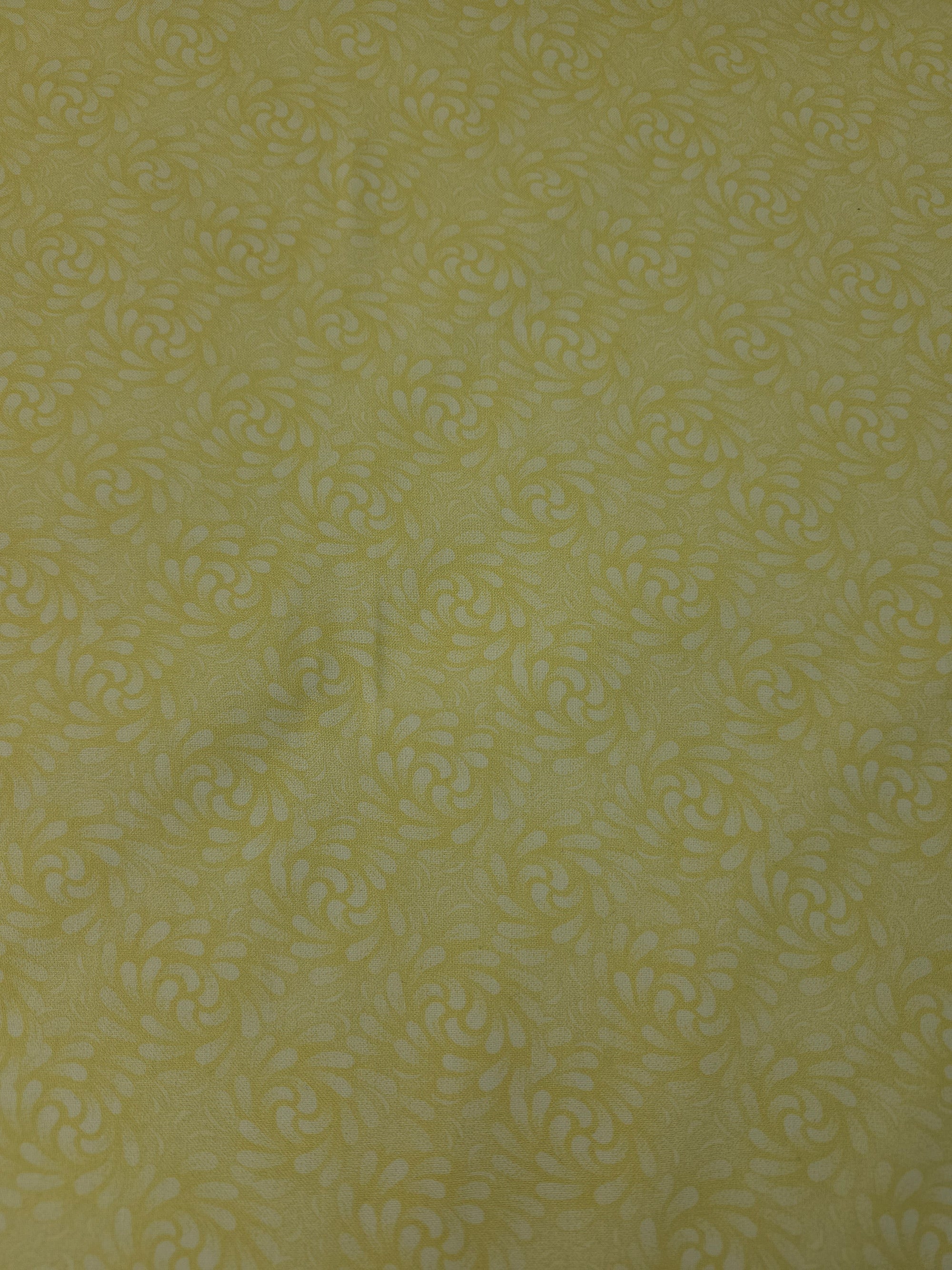 Butter Yellow Curl Whisper 100% Cotton
