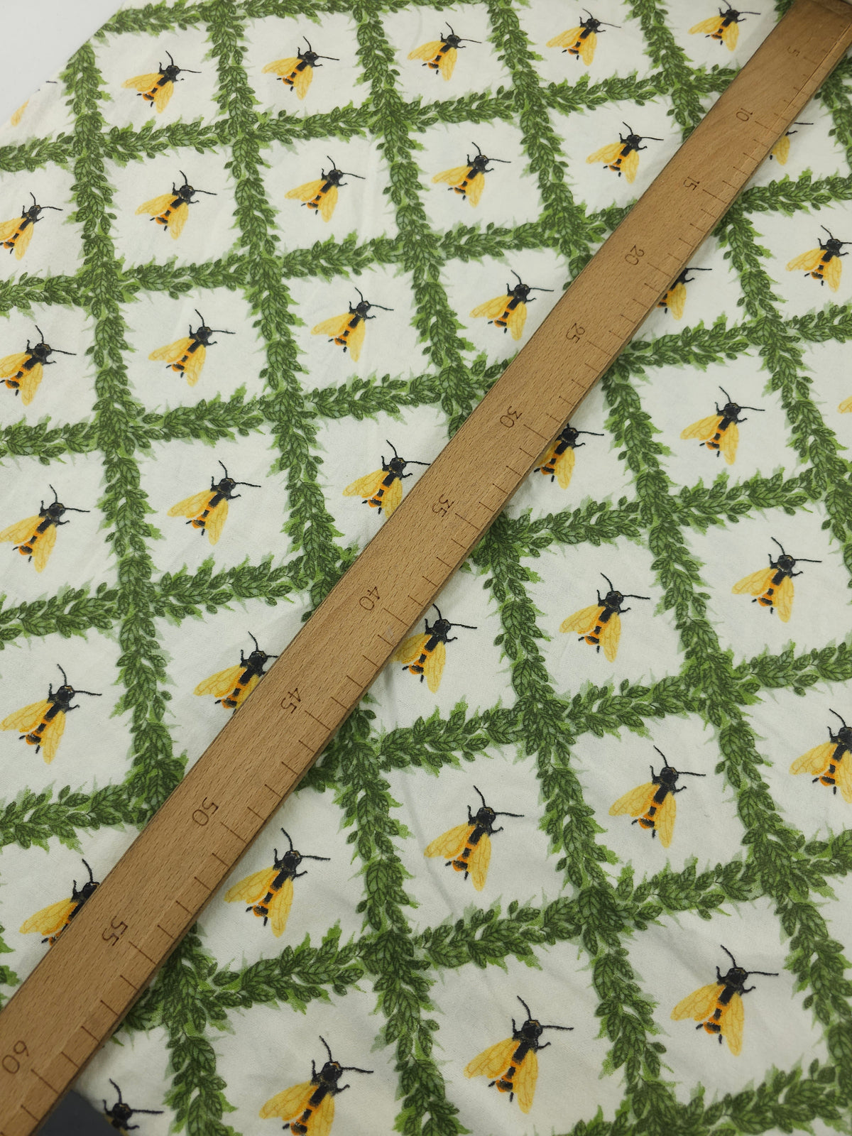 Trellis Bee Vine Lightweight Flannel Cotton - Joann