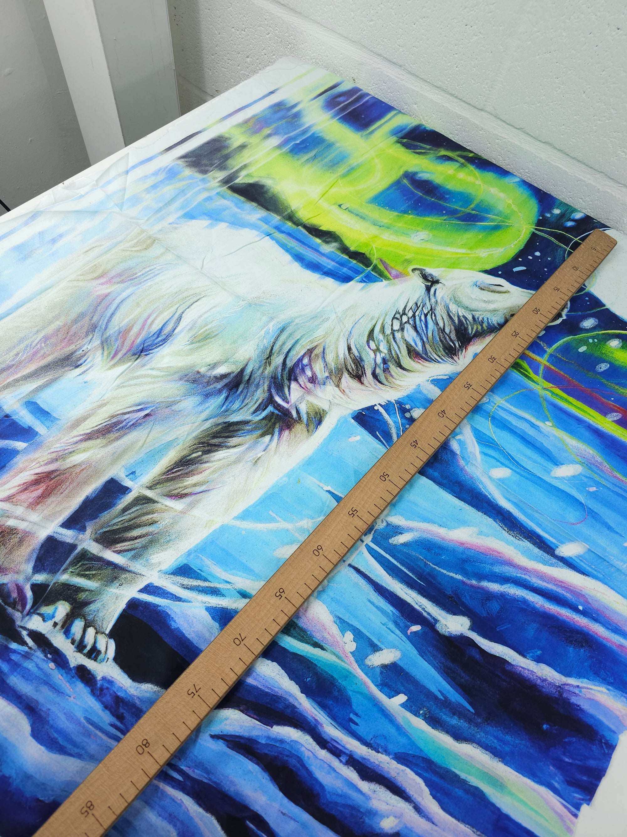 Polar Bear Tundra 100% Cotton - 80cm Panel