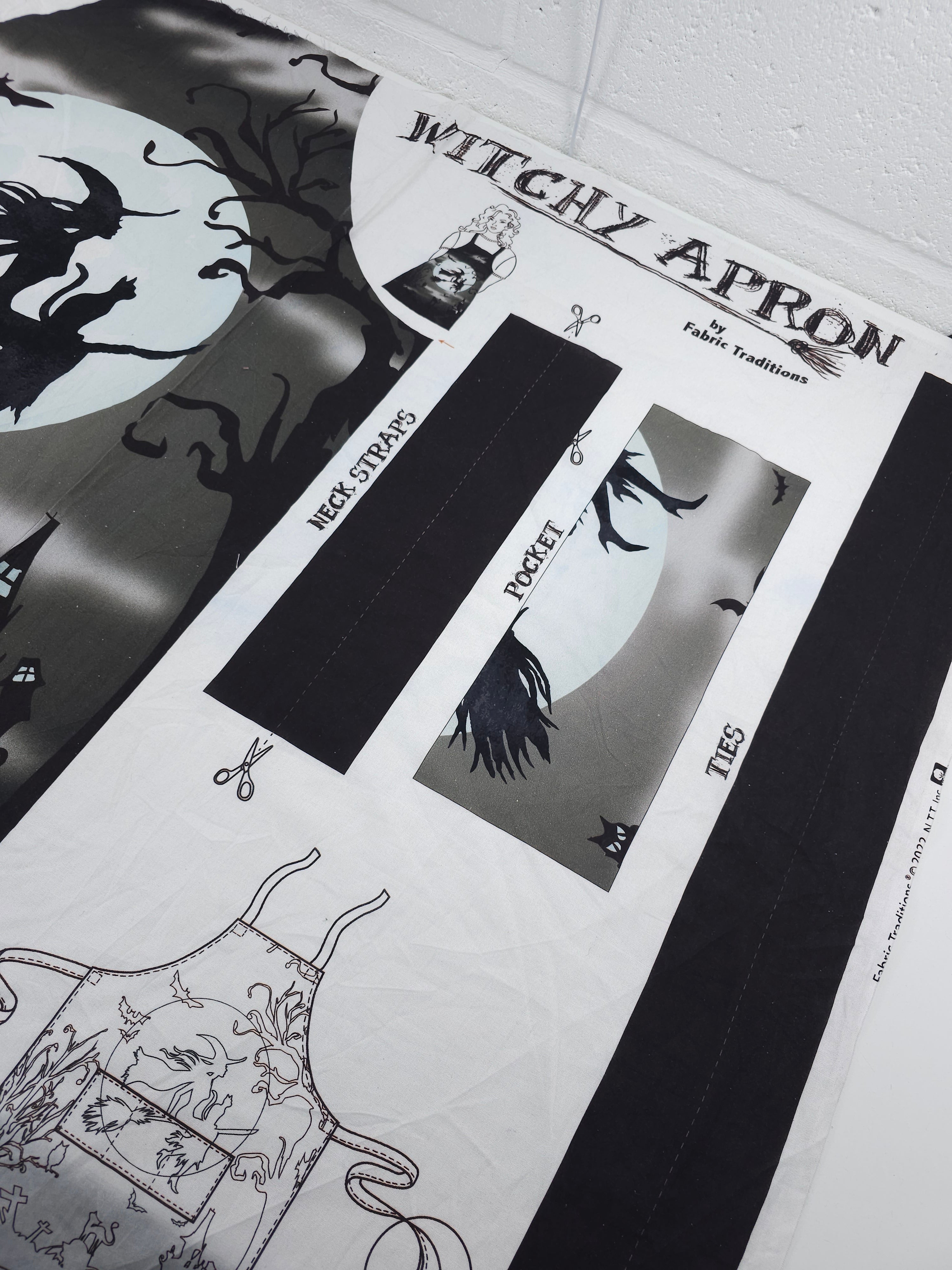 *SEW YOUR OWN* Witchy Apron 100% Cotton