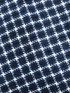 Navy/Black Lurex Check Wool