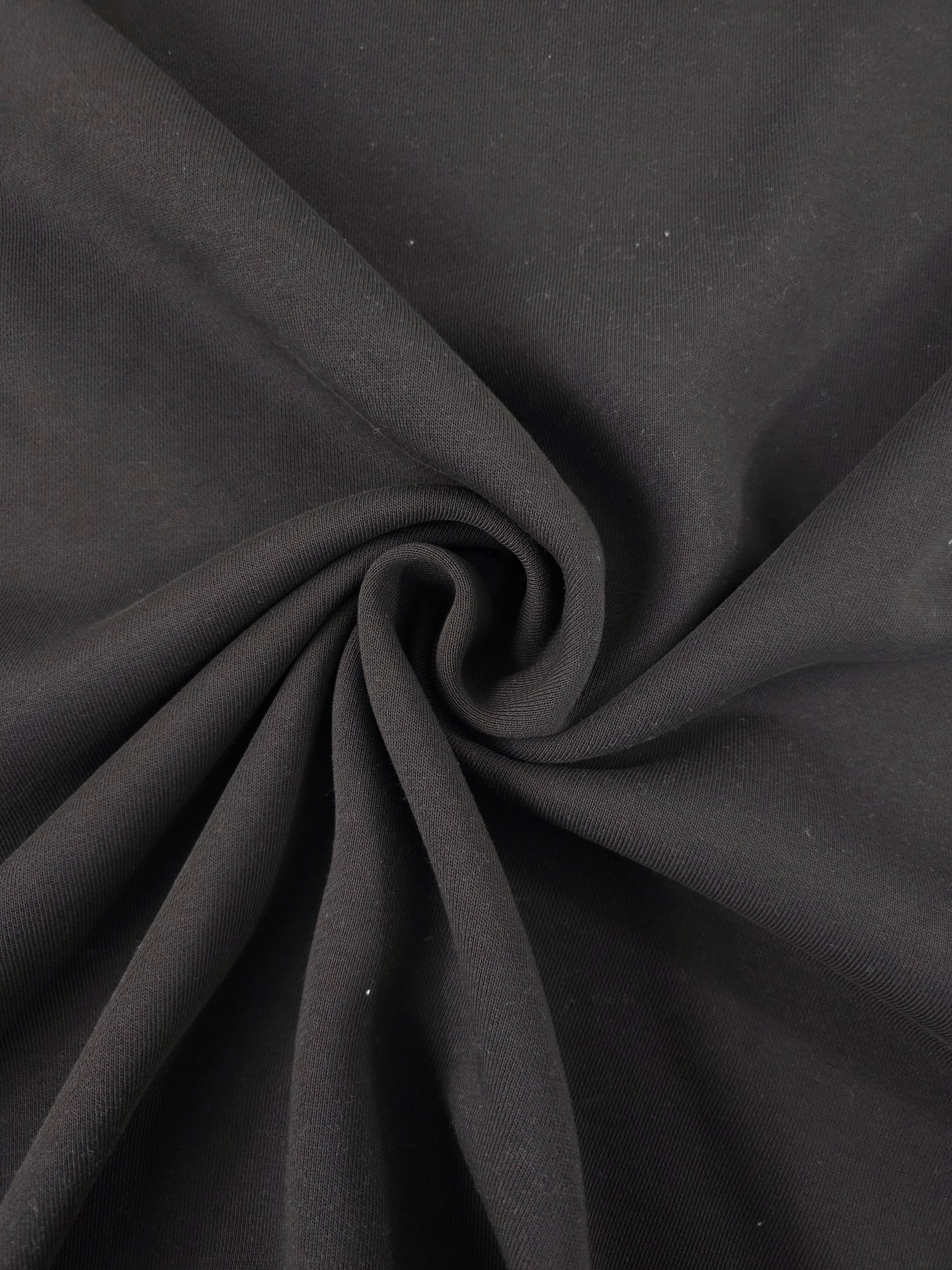 Dark Cool Brown Fleece Backed Terry