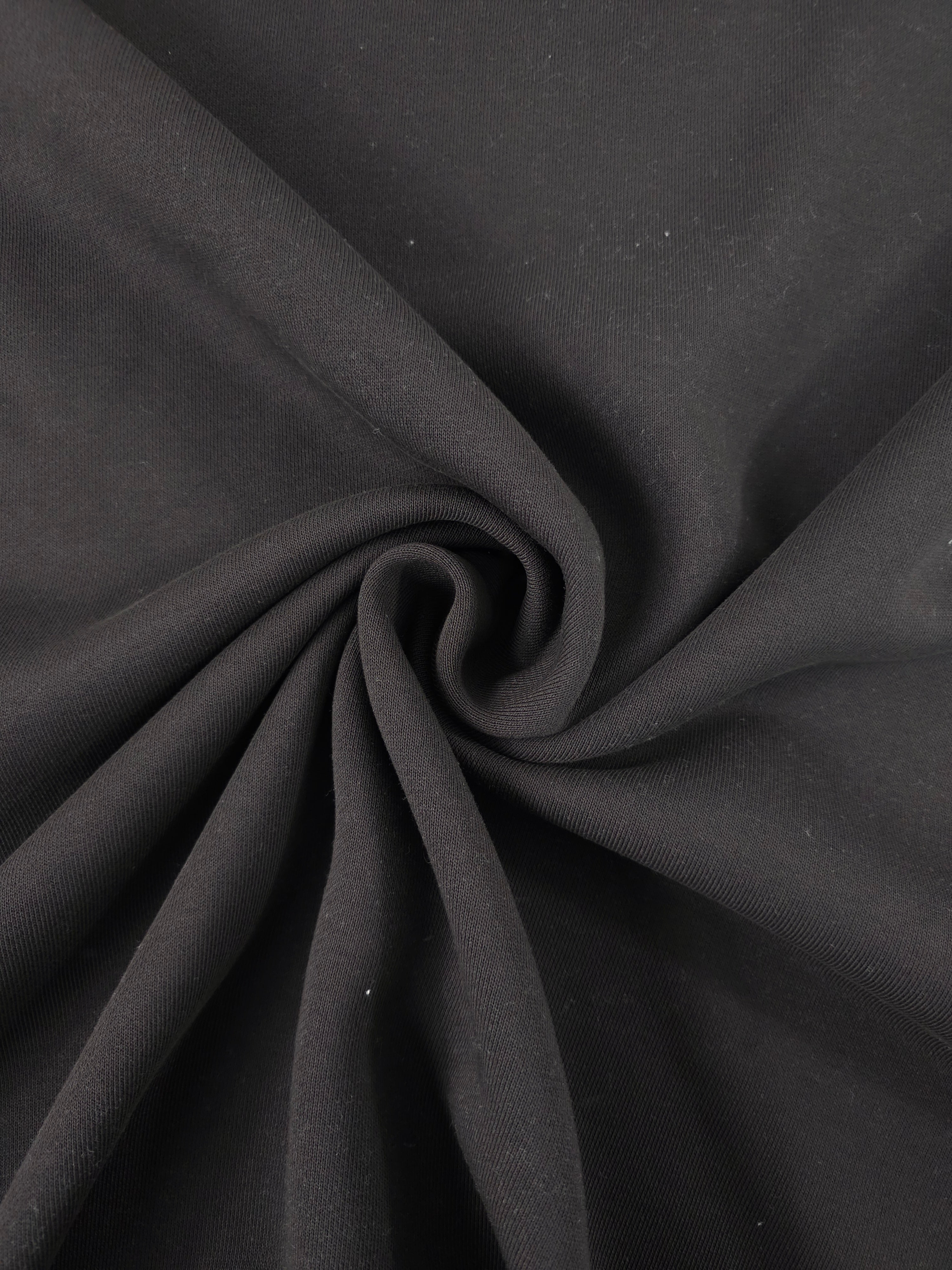 Dark Cool Brown Fleece Backed Terry