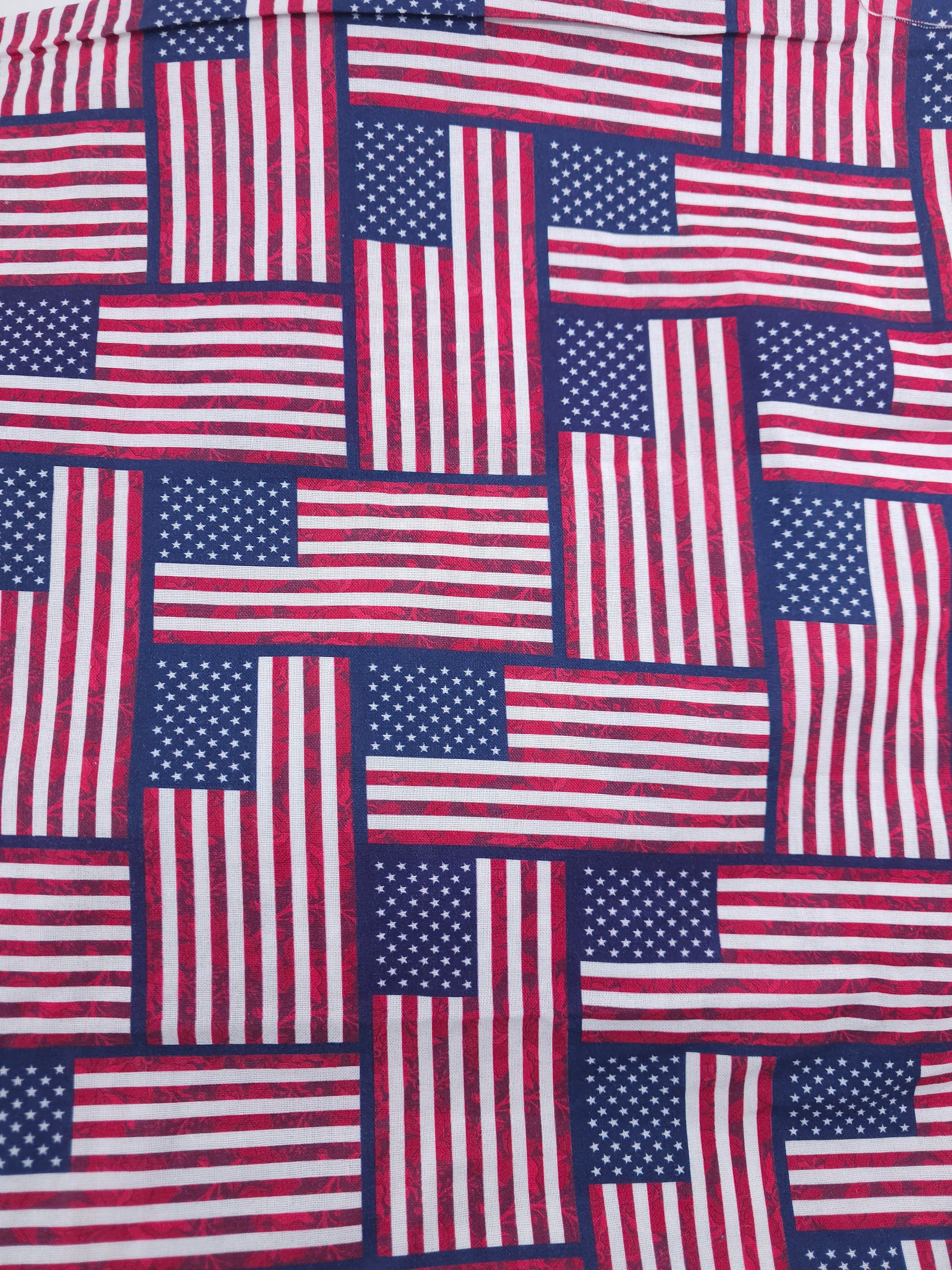 USA Flag Cotton - 2.8m Piece