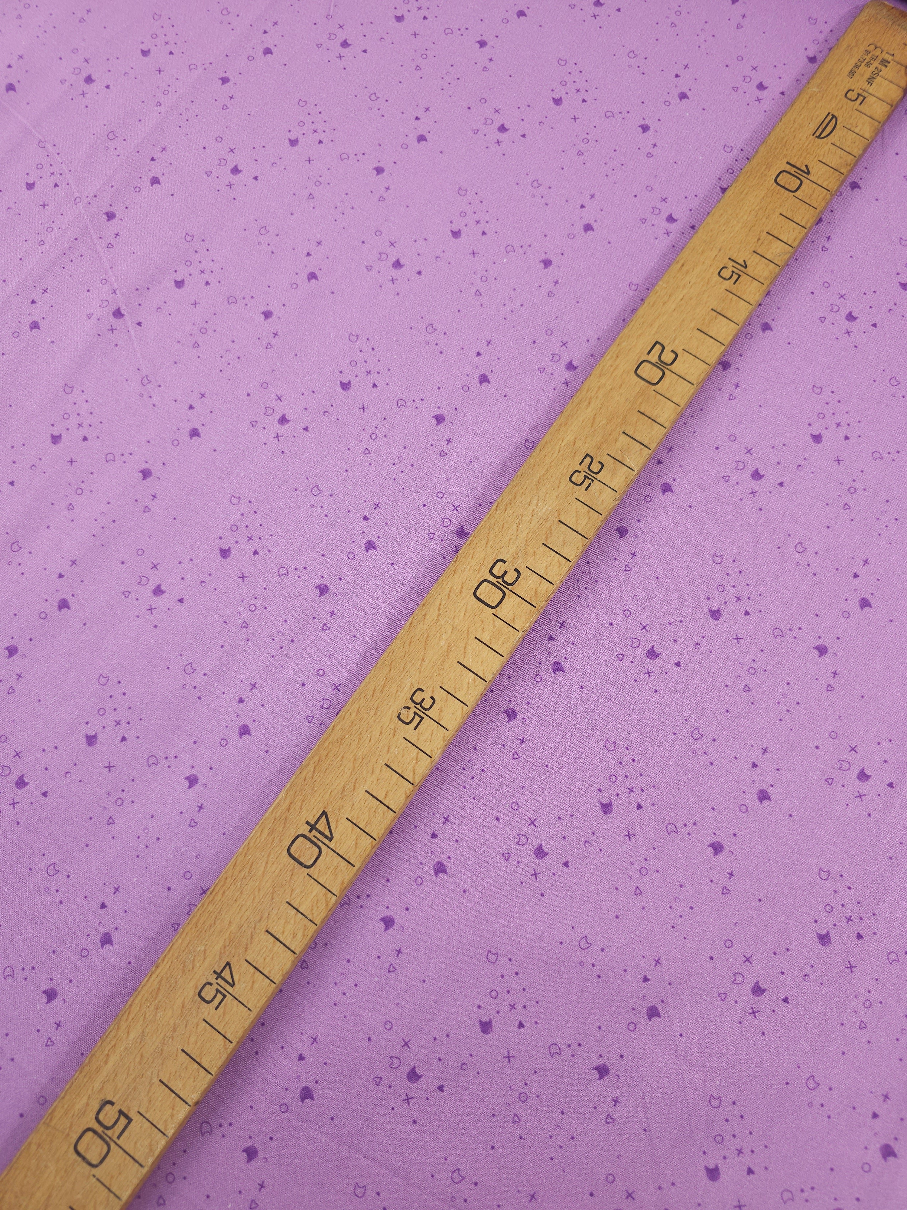 Light/Dark Purple Kitty Litter 100% Cotton - Pammie Jane