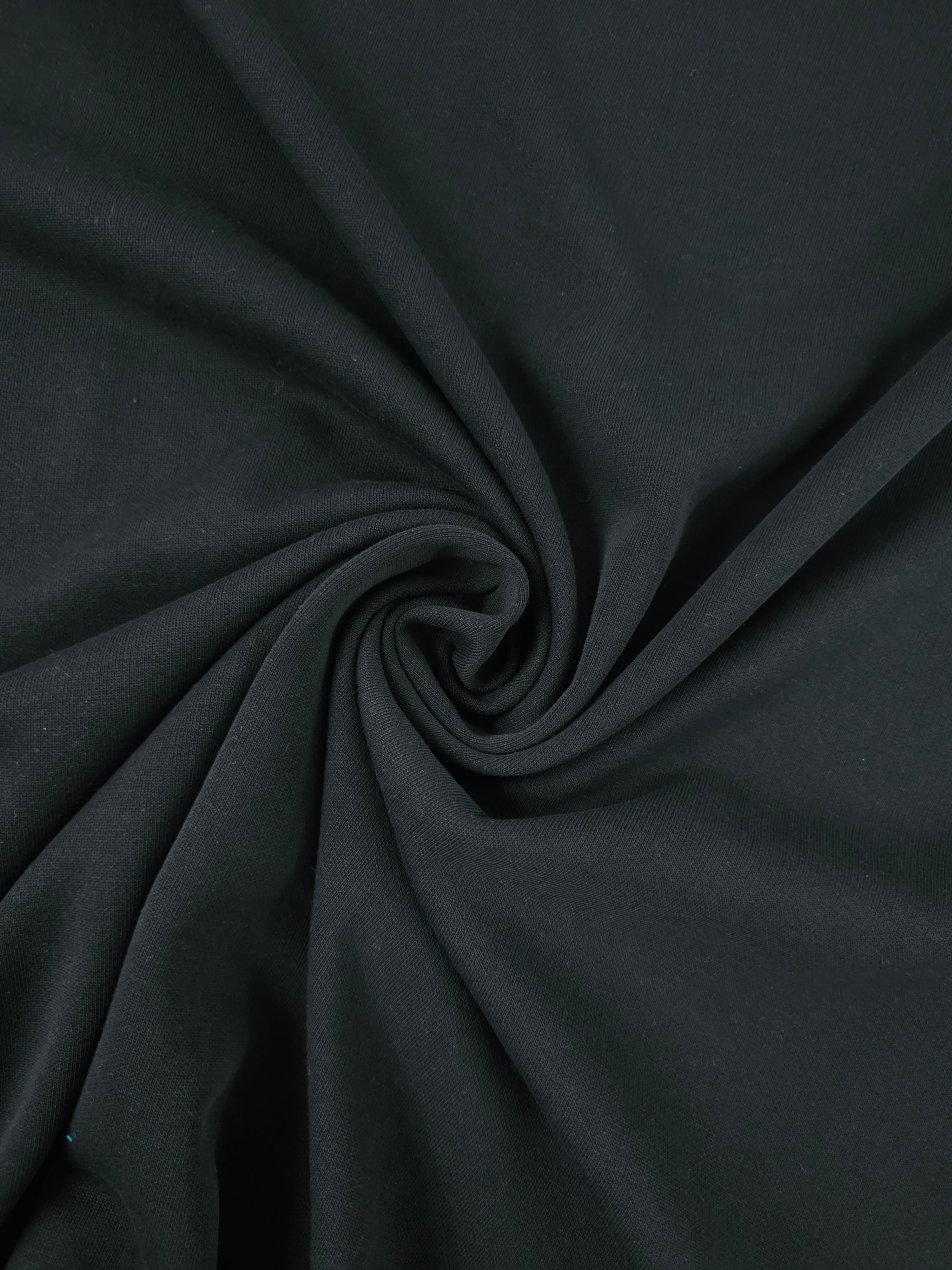 Black Loopback Terry