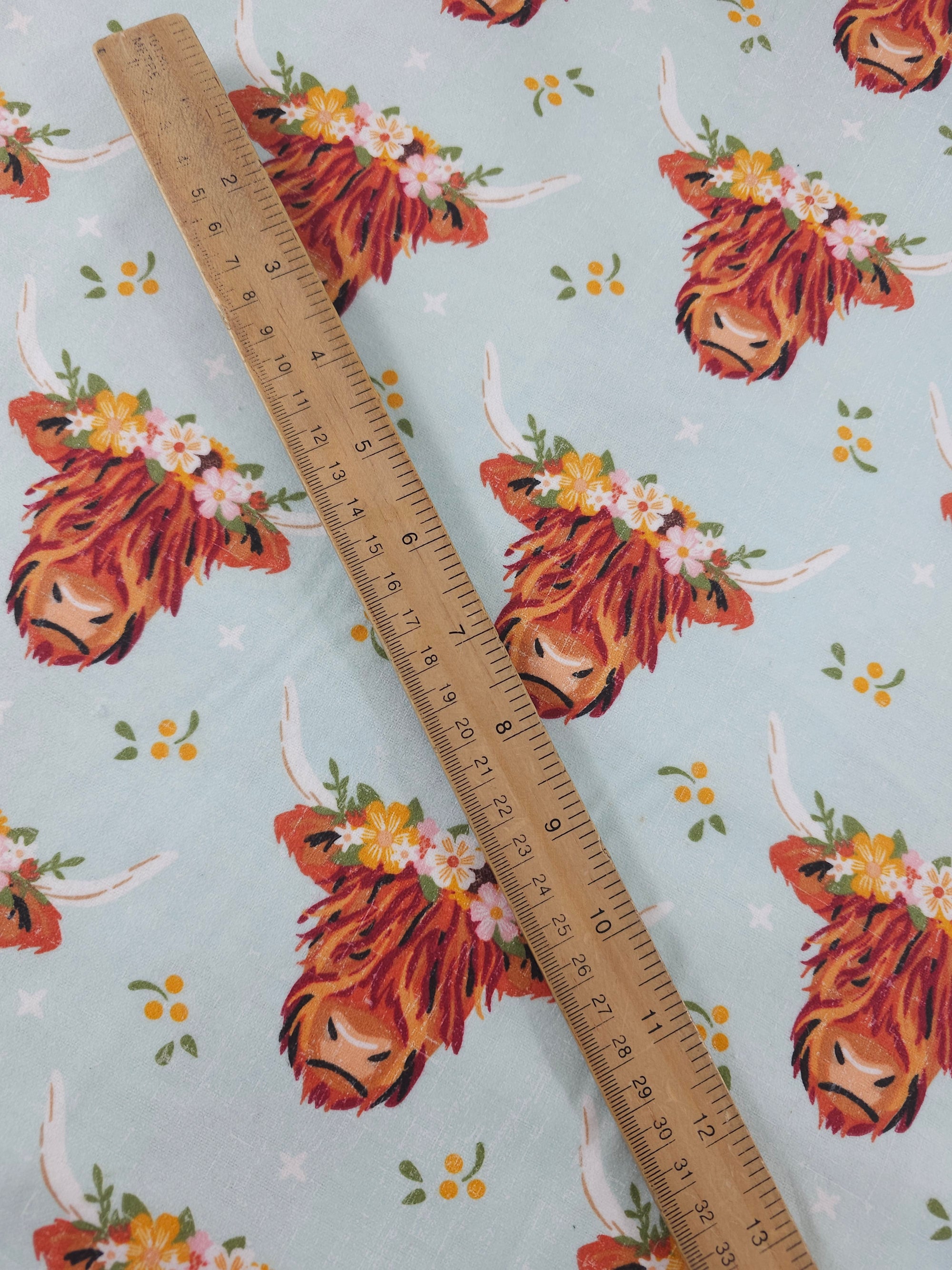 Highland Cow Lightweight Flannel Cotton