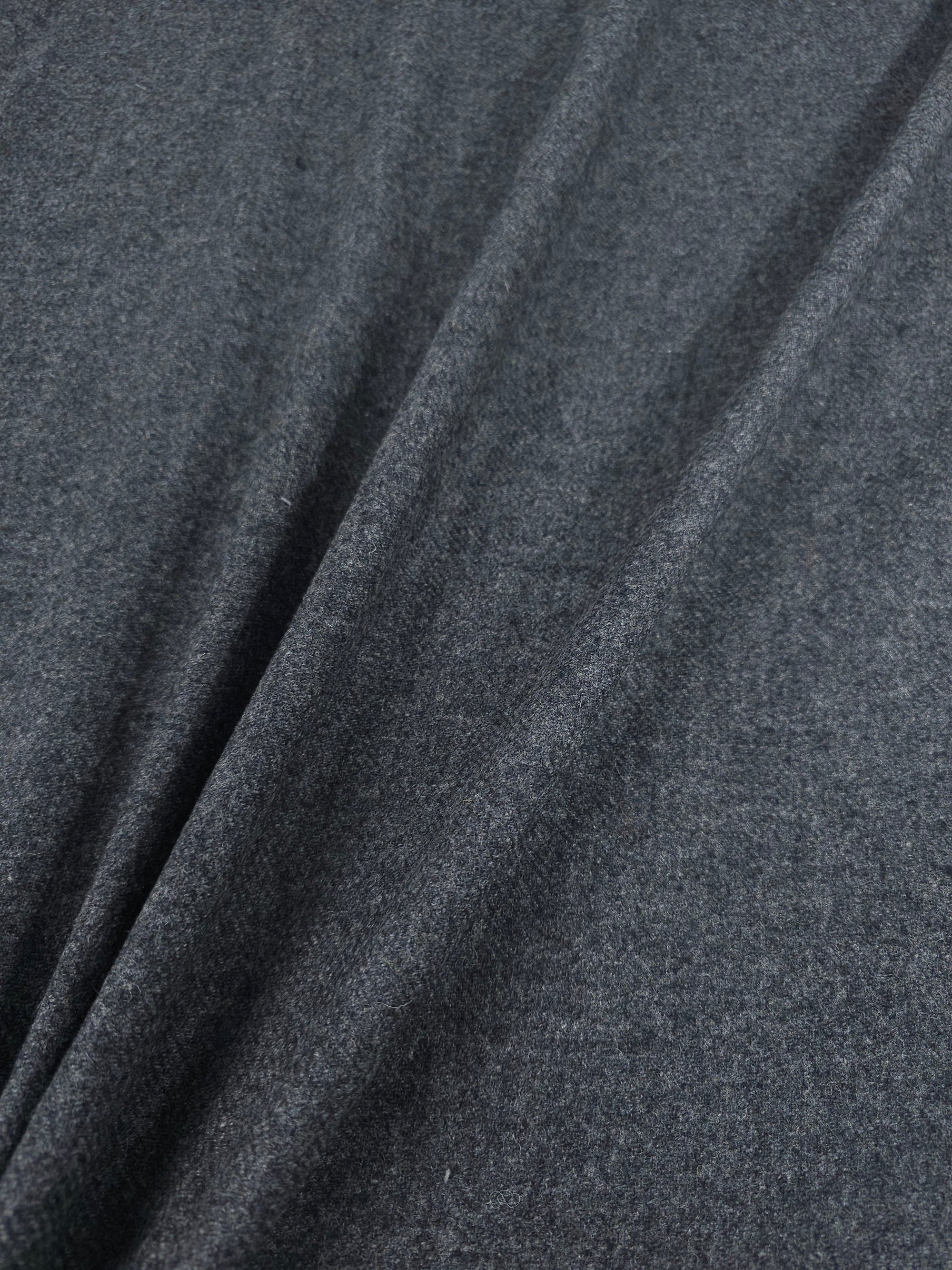 Dark Grey Twill Soft 100% Wool *ABRAHAM MOON*