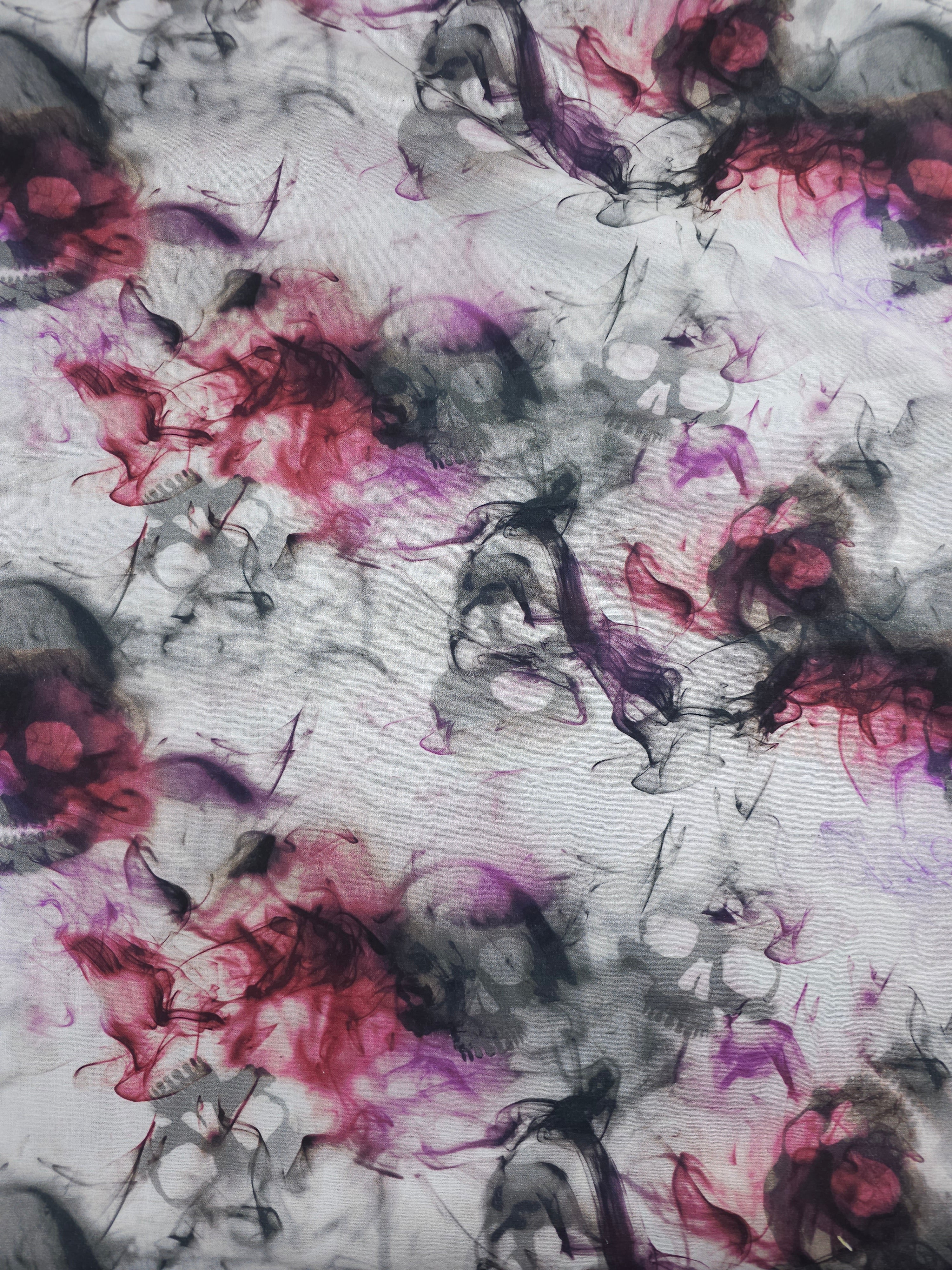 Abstract Smoke 100% Cotton (Various Sizes)