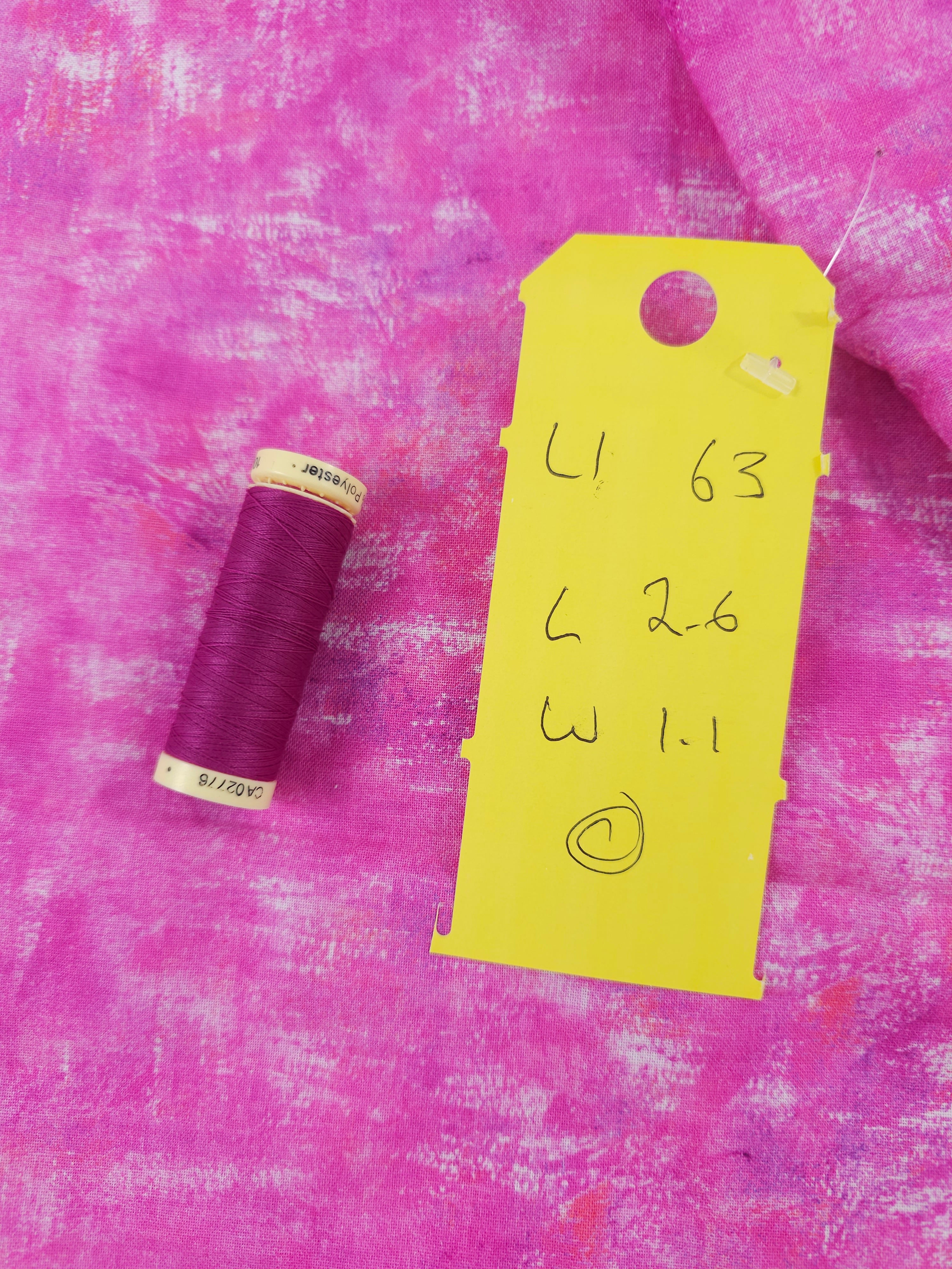 Pinkiest pink Cotton- 2.6m piece