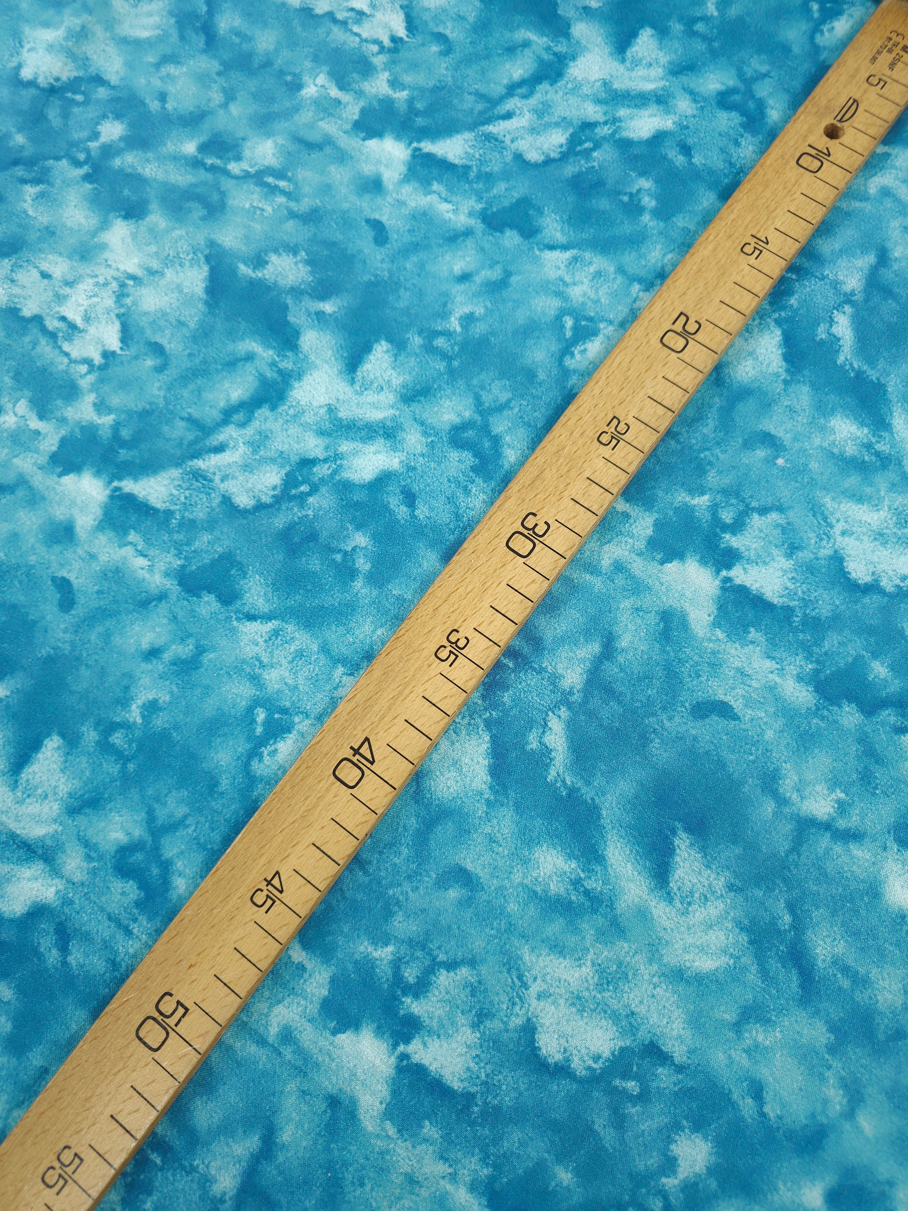 Aqua Nebula Smoke Diffusion 100% Cotton 118" *EXTRA WIDE*
