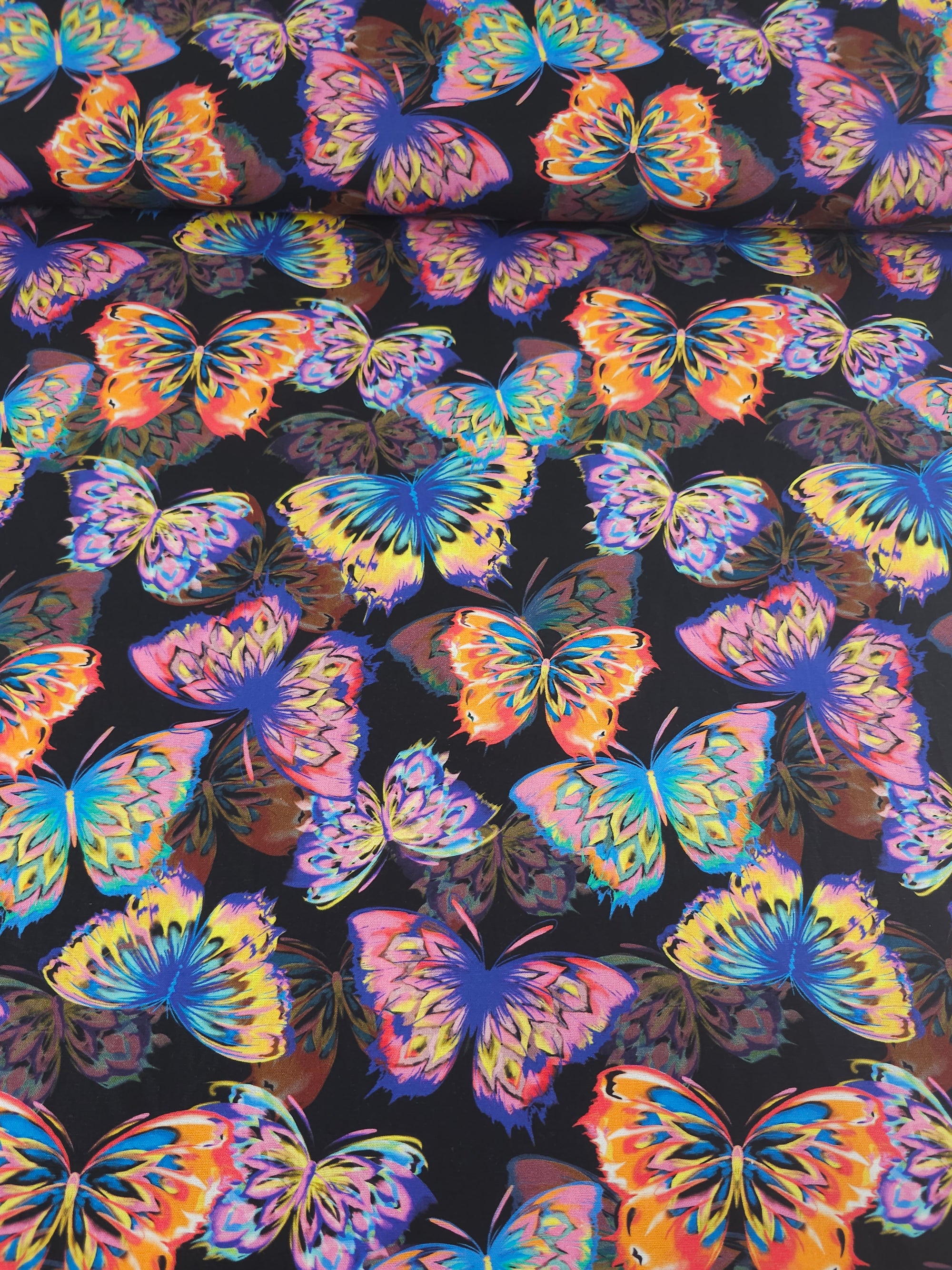 Boho Majestic Butterflies 100% Cotton