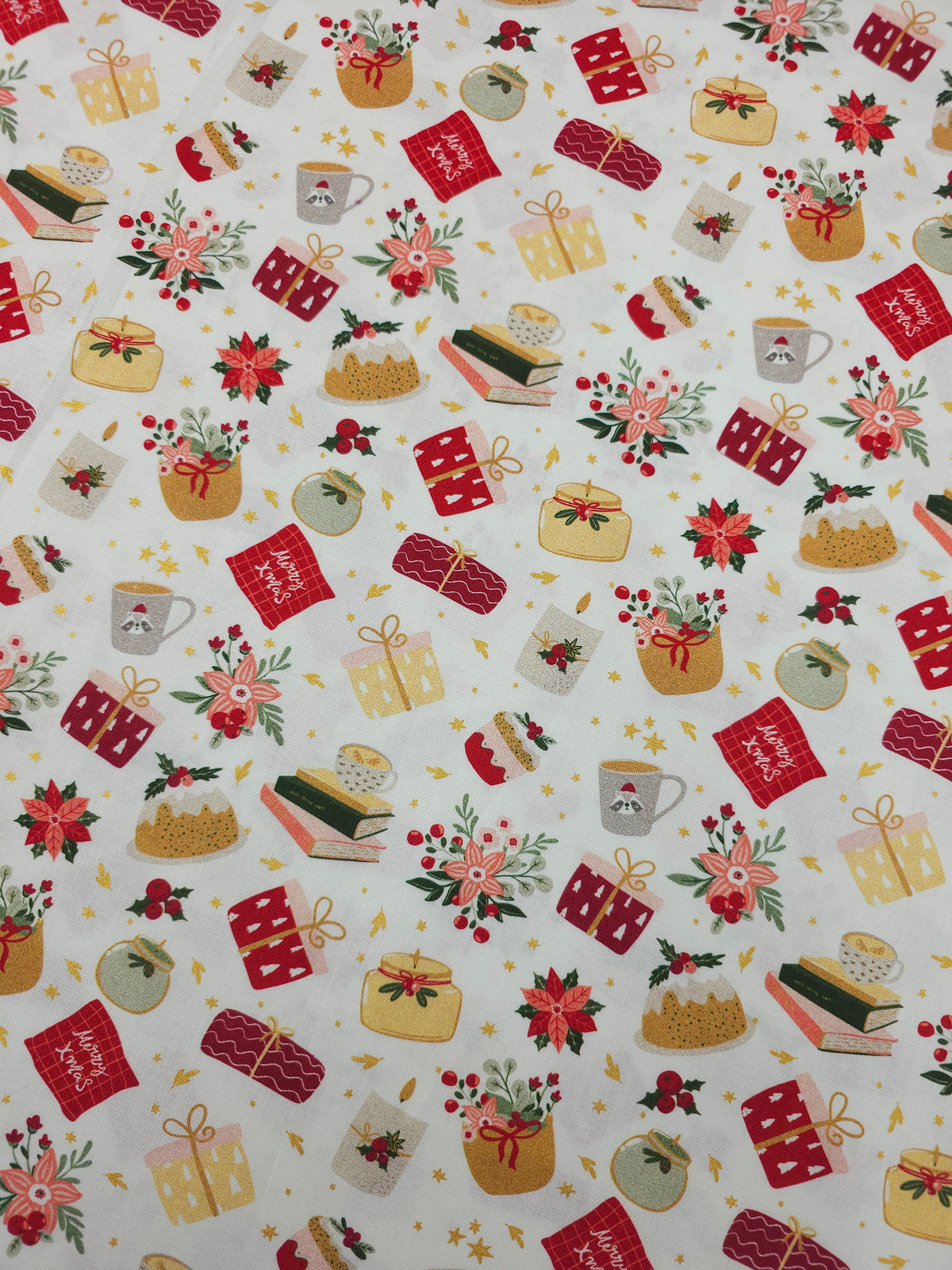 Christmas Allover 100% Cotton