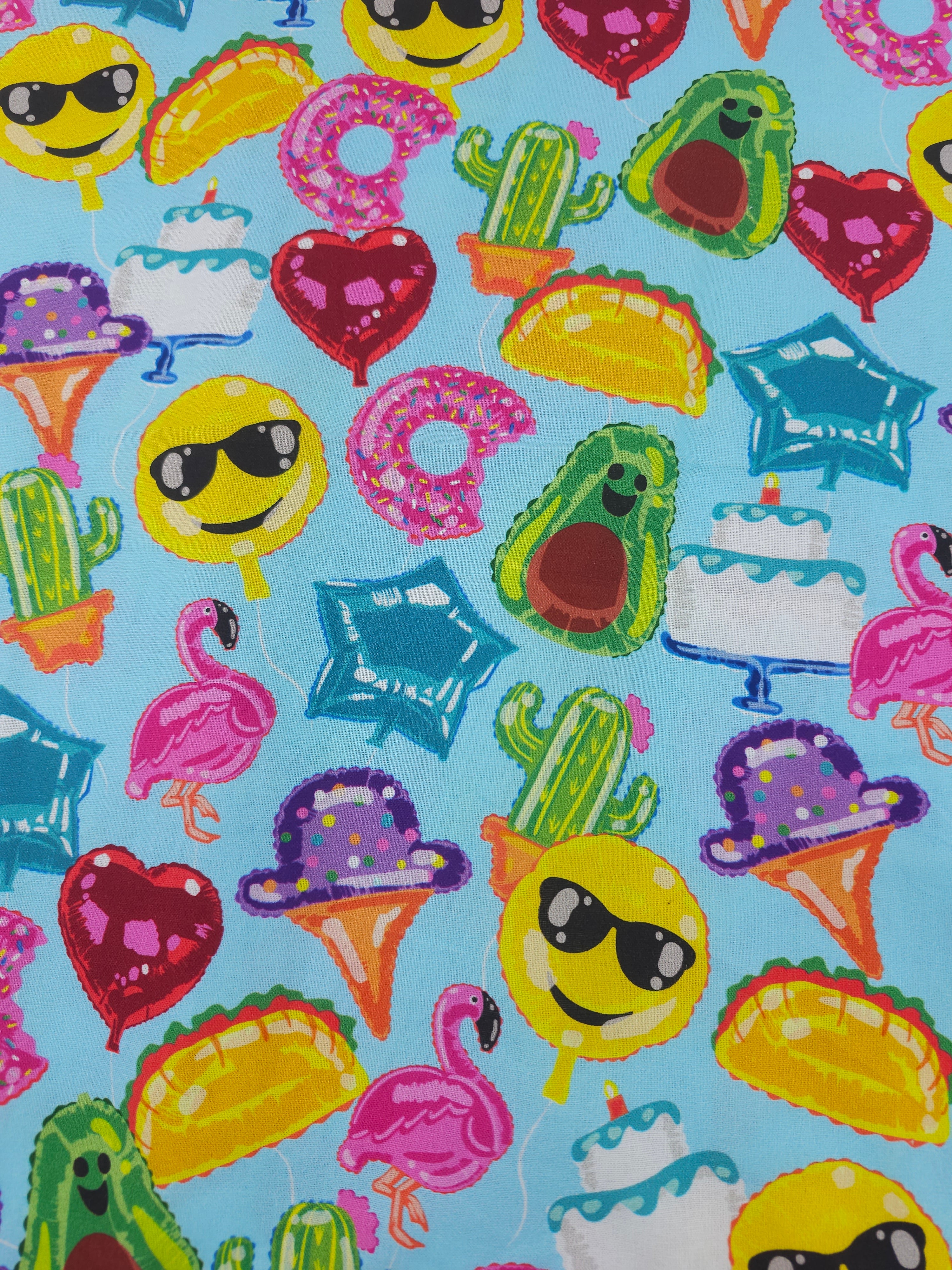 Emoji party Cotton- 2m piece