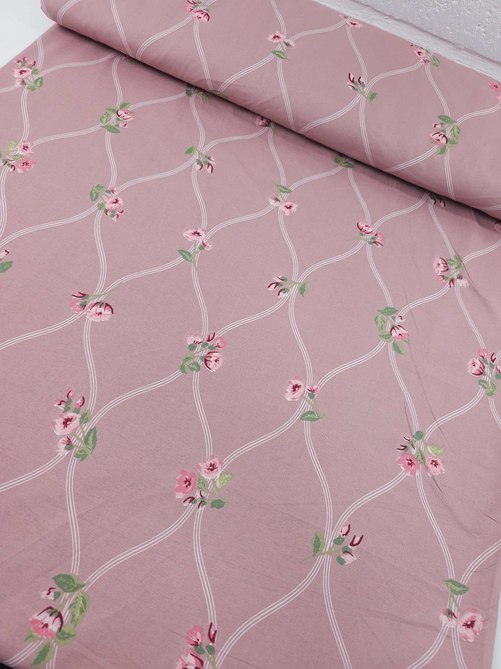 Blush Rose Opulence 100% Cotton 98" *EXTRA WIDE*