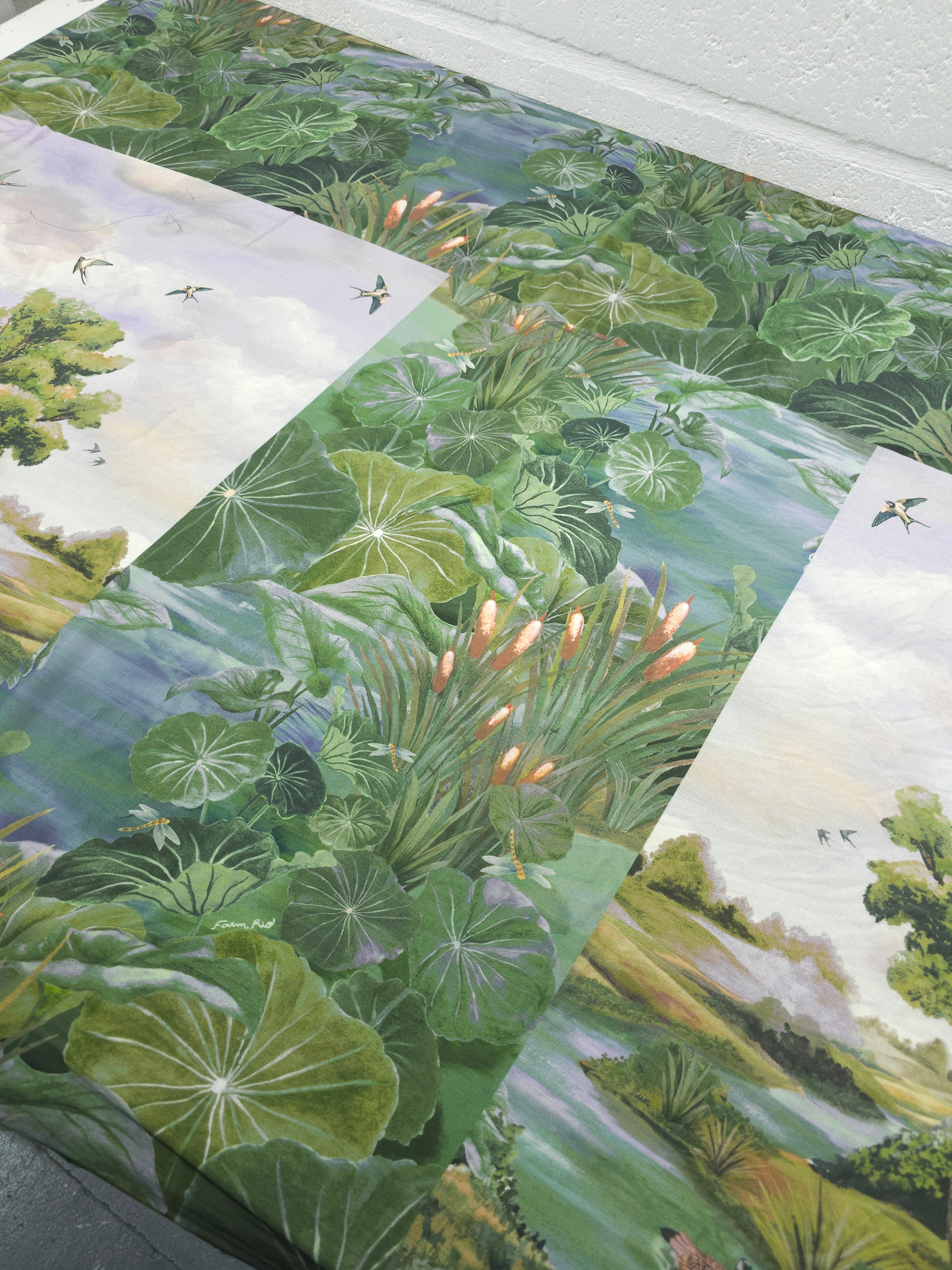 Duck Pond Slinky Rayon Jersey - 1.60m Panel