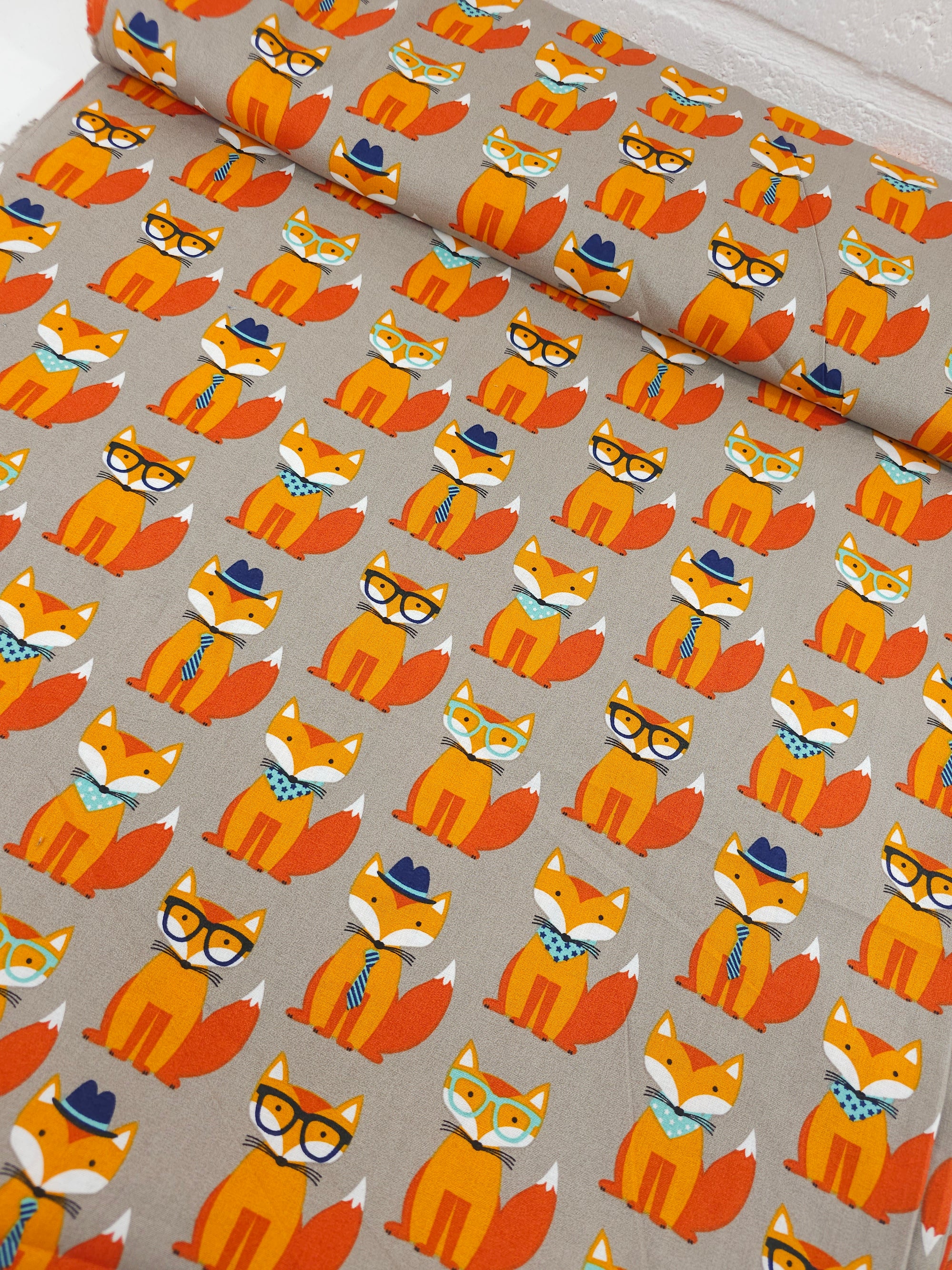 Cool Fox Crew 100% Cotton