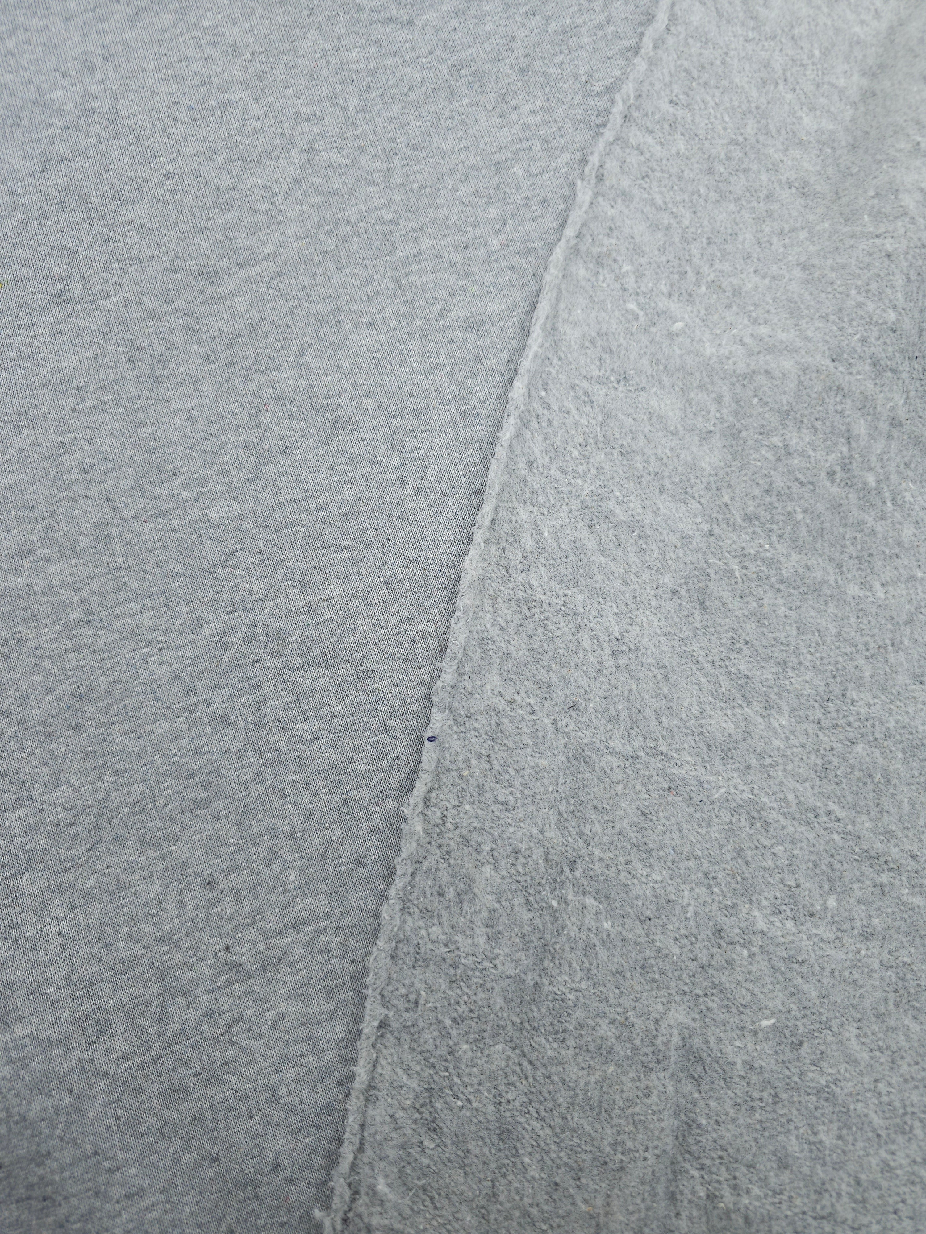 Light Grey Marl Fleece Backed Terry
